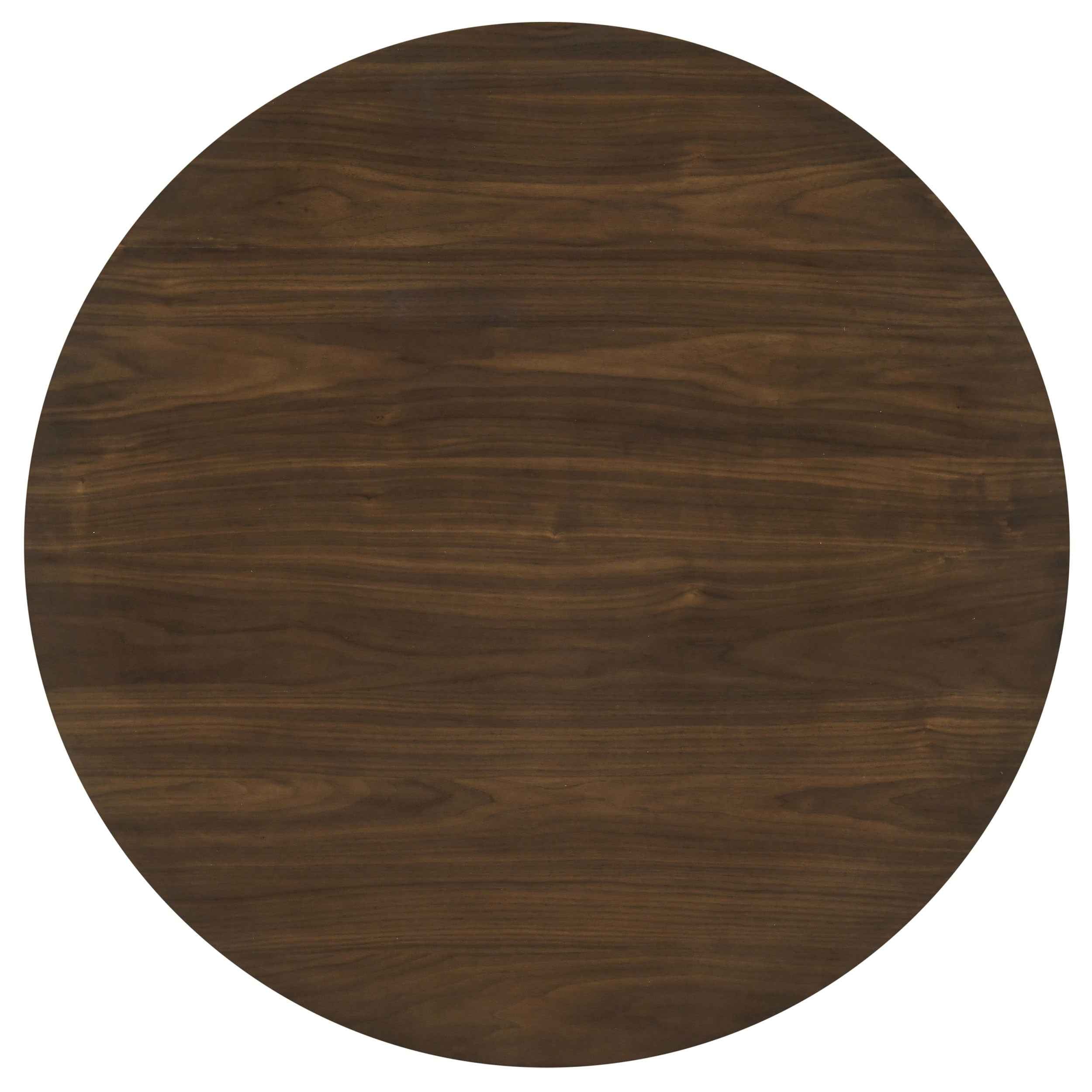 Hamlyn Cream/Walnut 5-piece Round Wood Counter Height Dining Set - Image 3