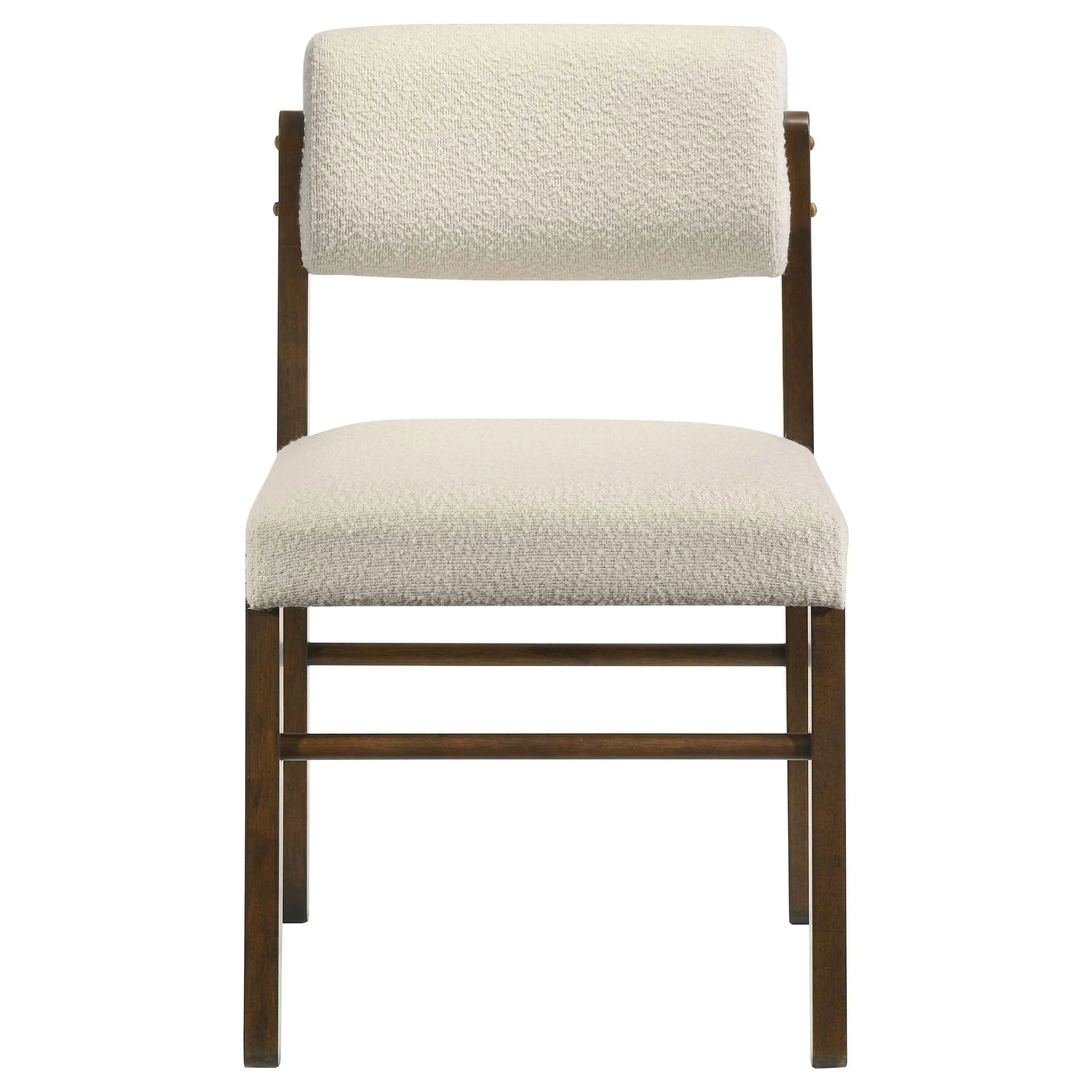 Hamlyn Cream/Walnut 5-piece Round Wood Dining Set - Image 5
