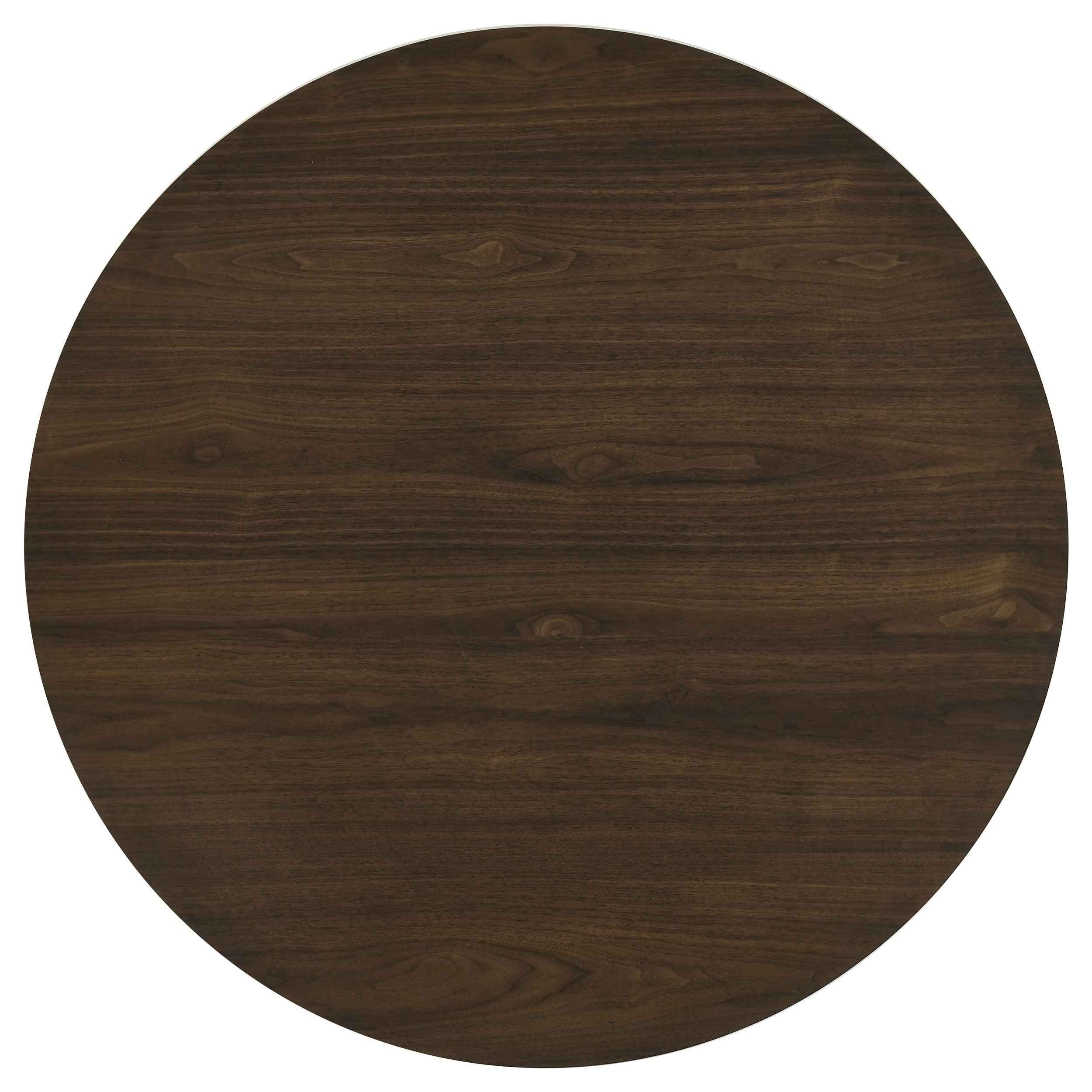 Hamlyn Grey/Walnut 5-piece Round Wood Dining Set - Image 3