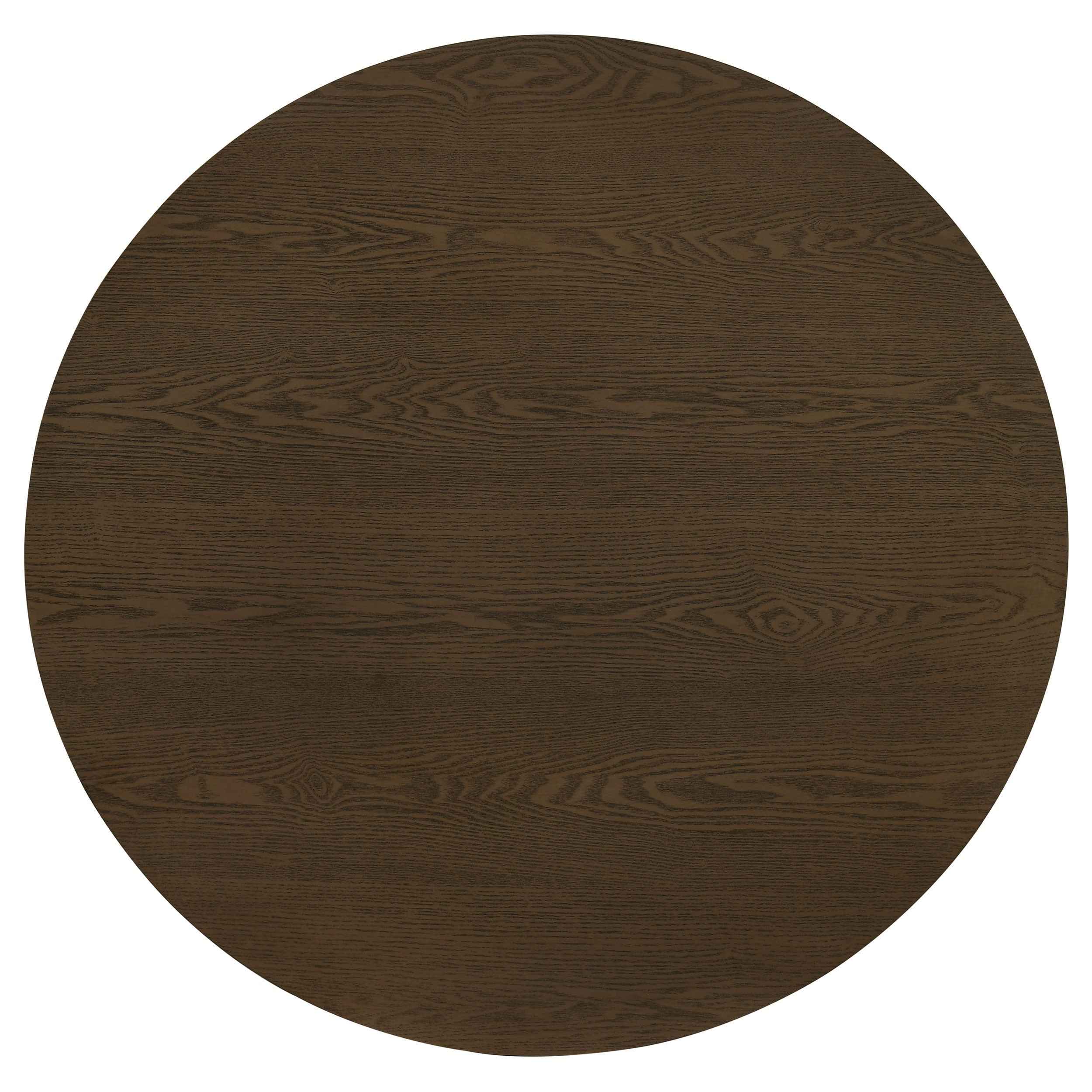 Hamlyn Walnut 2-piece Round Fluted Coffee and End Table Set - Image 6