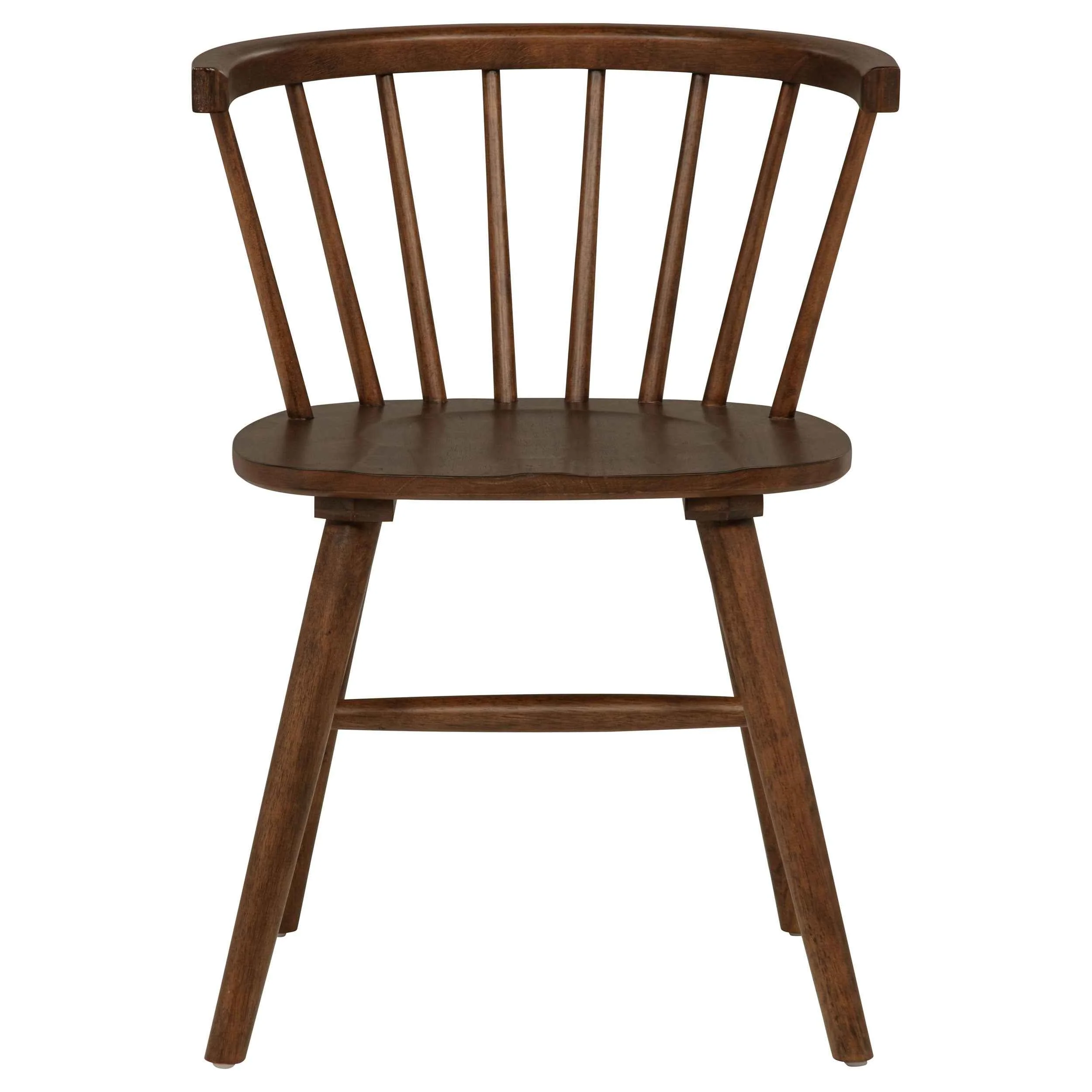Hamlyn Walnut 5-piece Round Wood Dining Set - Image 4