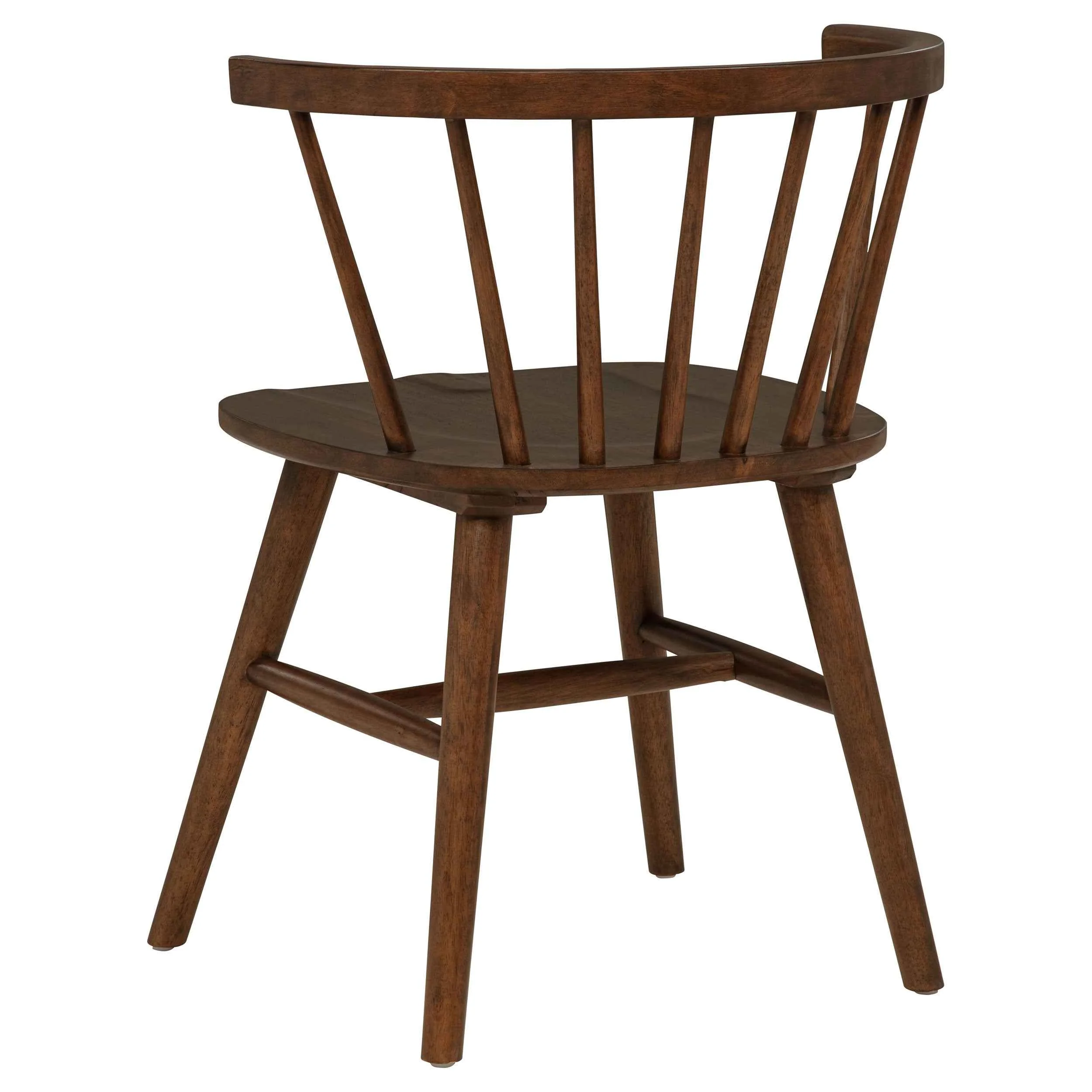 Hamlyn Walnut 5-piece Round Wood Dining Set - Image 5