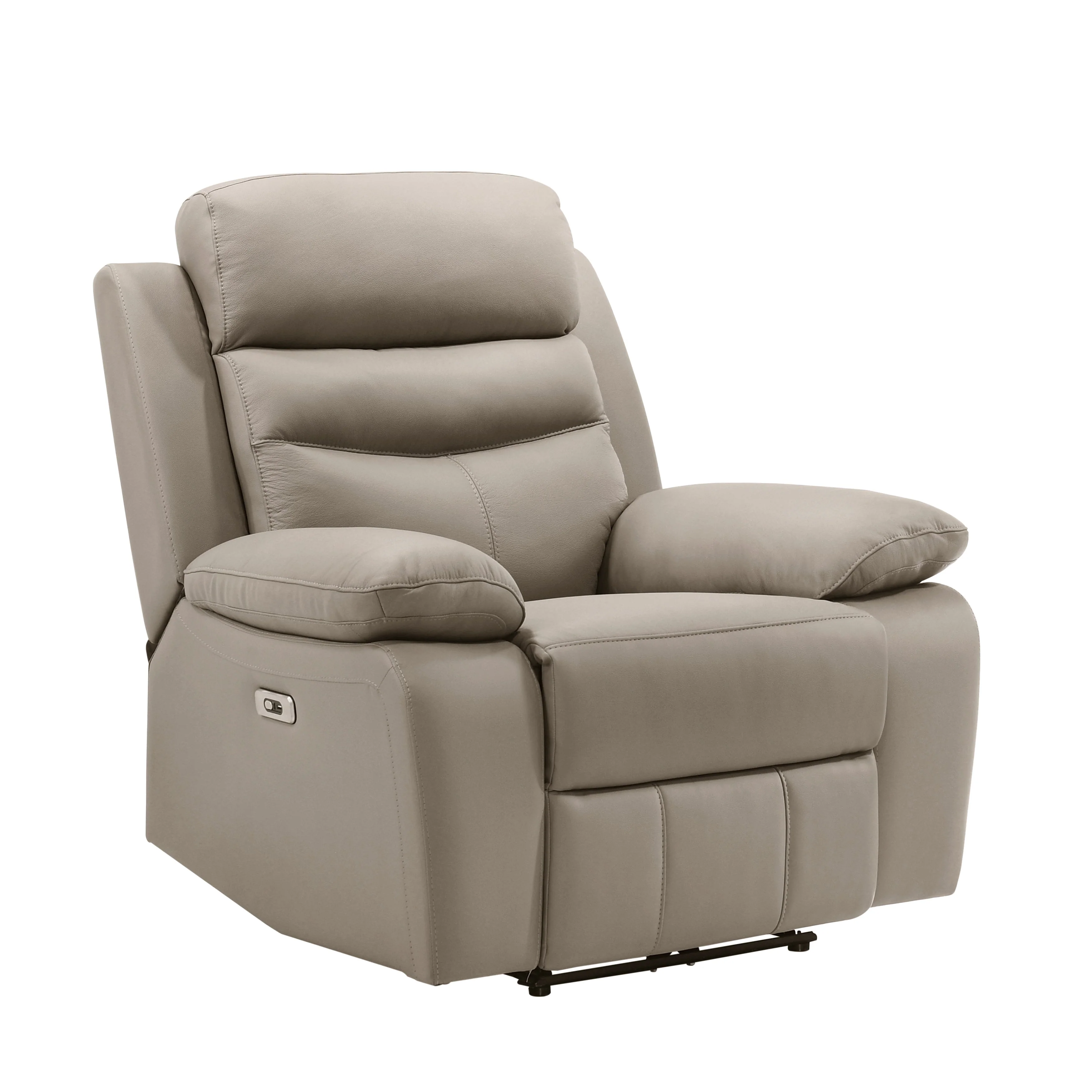 Hancock Latte Leather Power Reclining Chair - Image 3