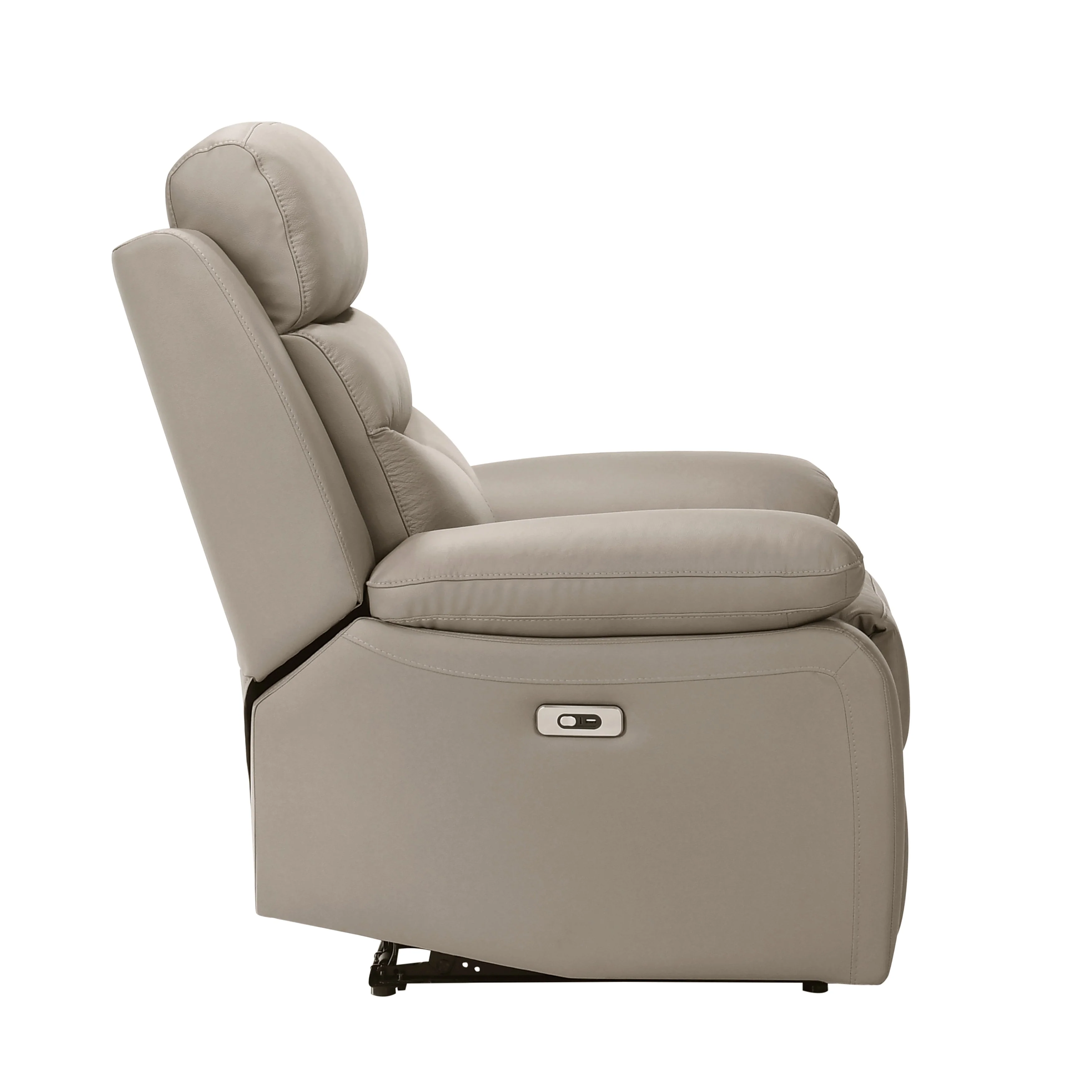 Hancock Latte Leather Power Reclining Chair - Image 4