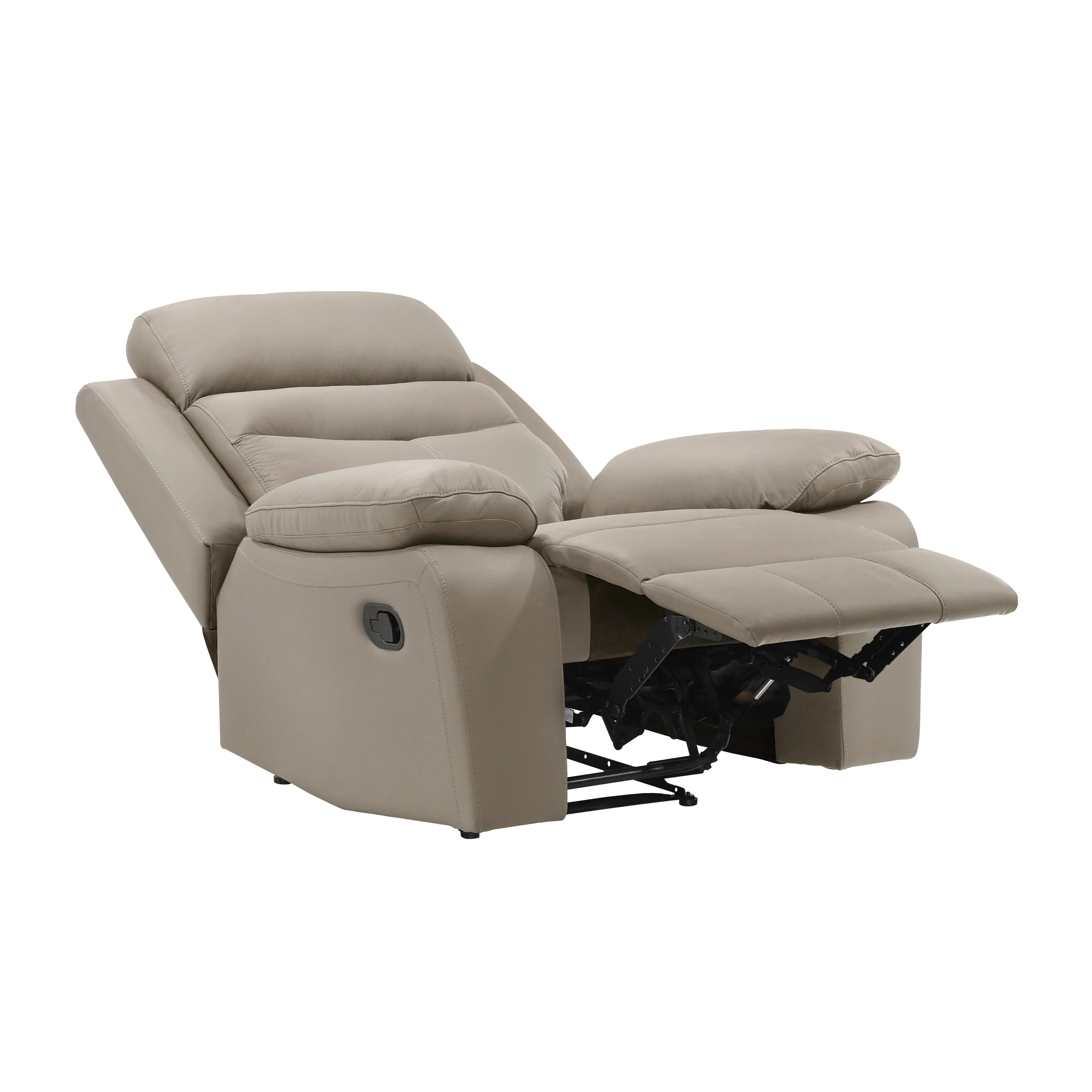 Hancock Latte Leather Reclining Chair - Image 5