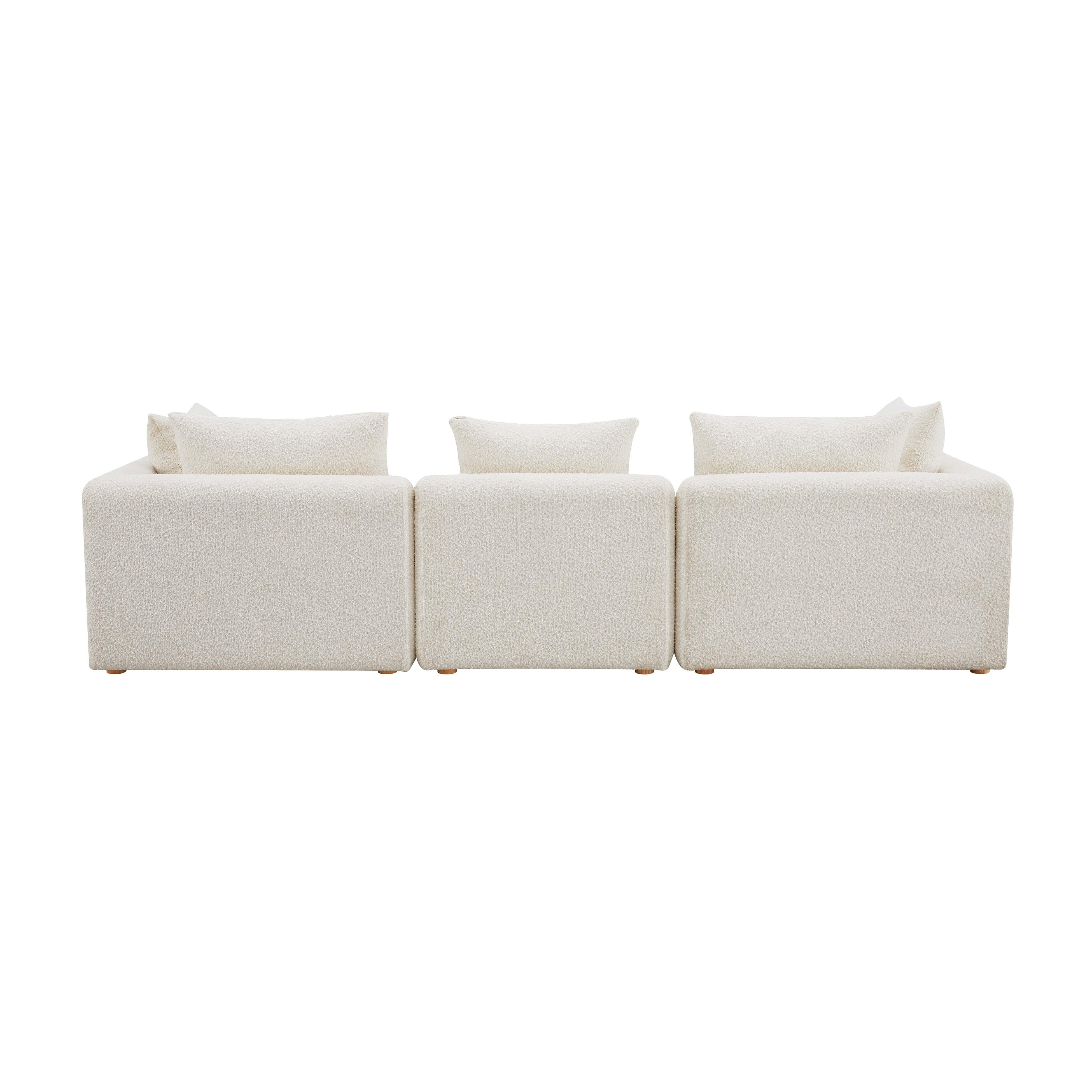 Hangover Cream Boucle Sofa - Image 4
