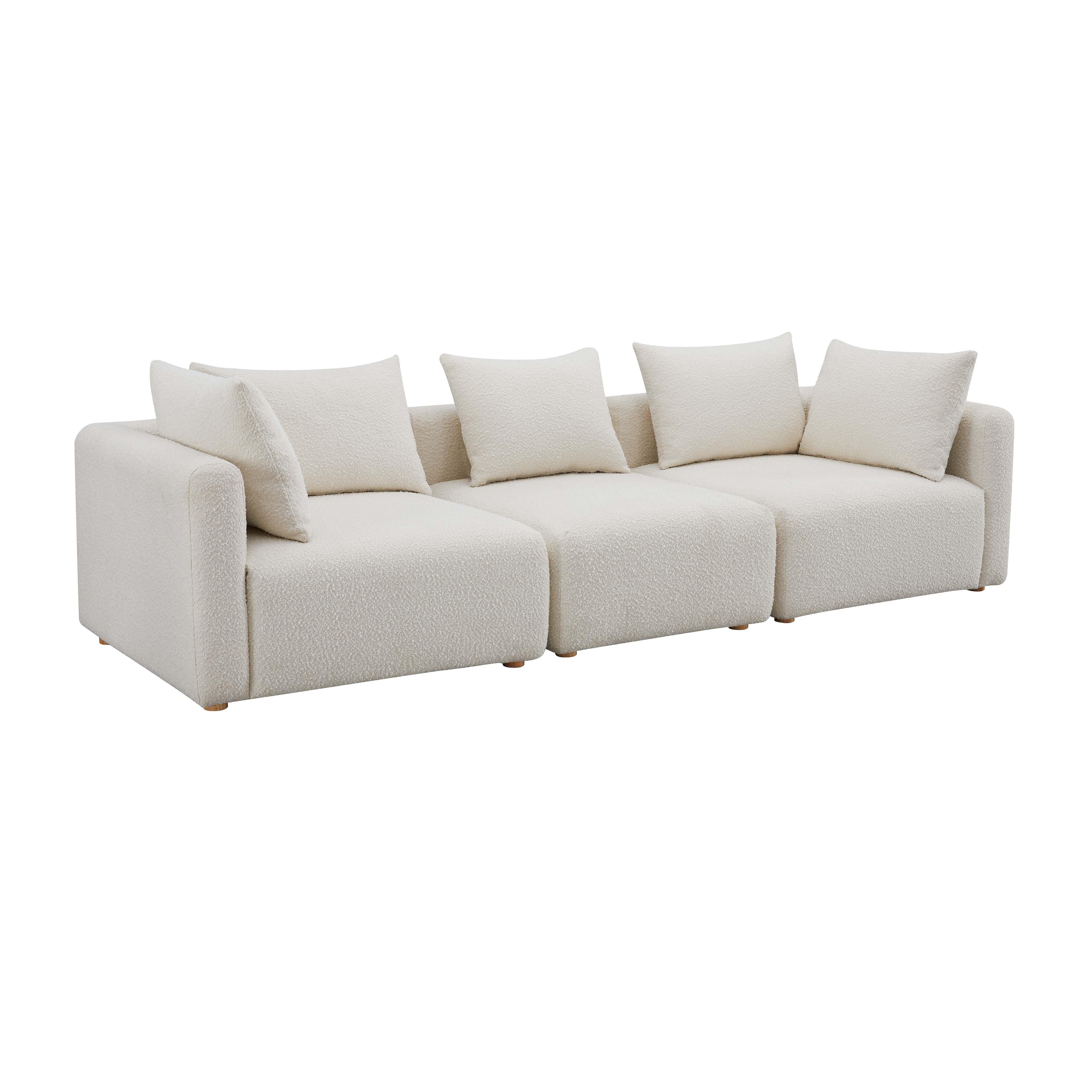 Hangover Cream Boucle Sofa - Image 6