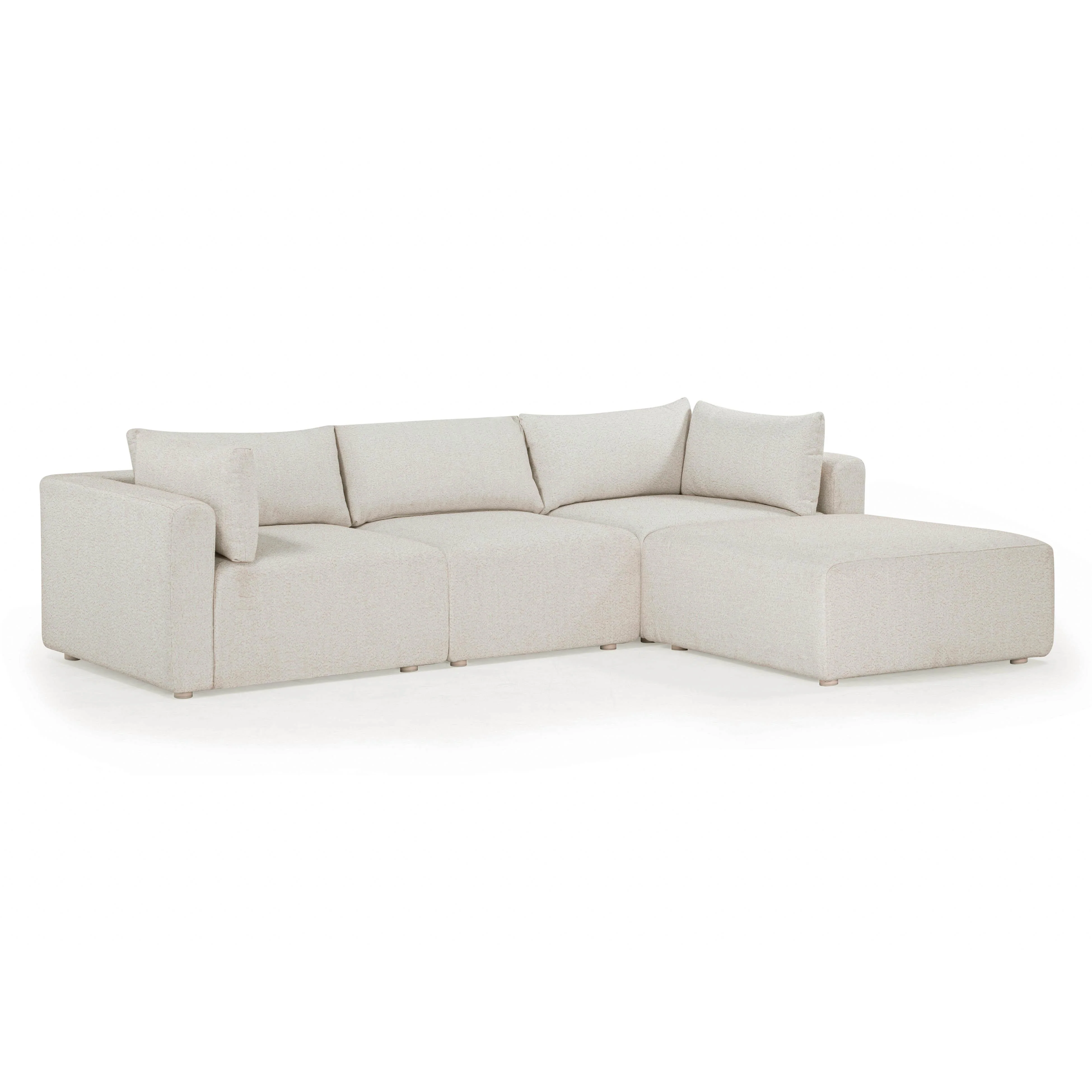 Hangover Cream Outdoor Modular Sectional - Image 10