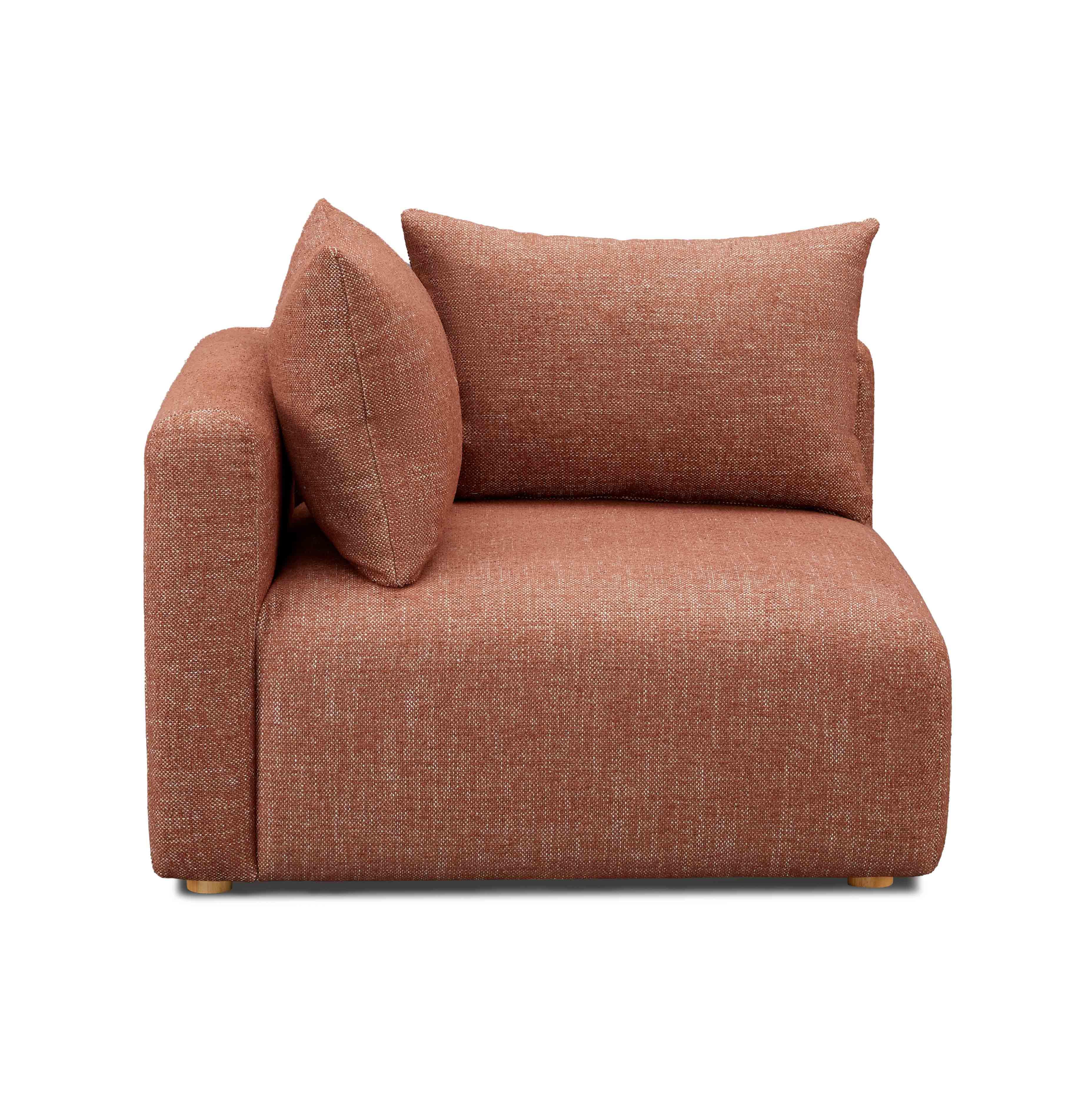 Hangover Heavy Textured Fabric Modular Corner Chair - Image 10