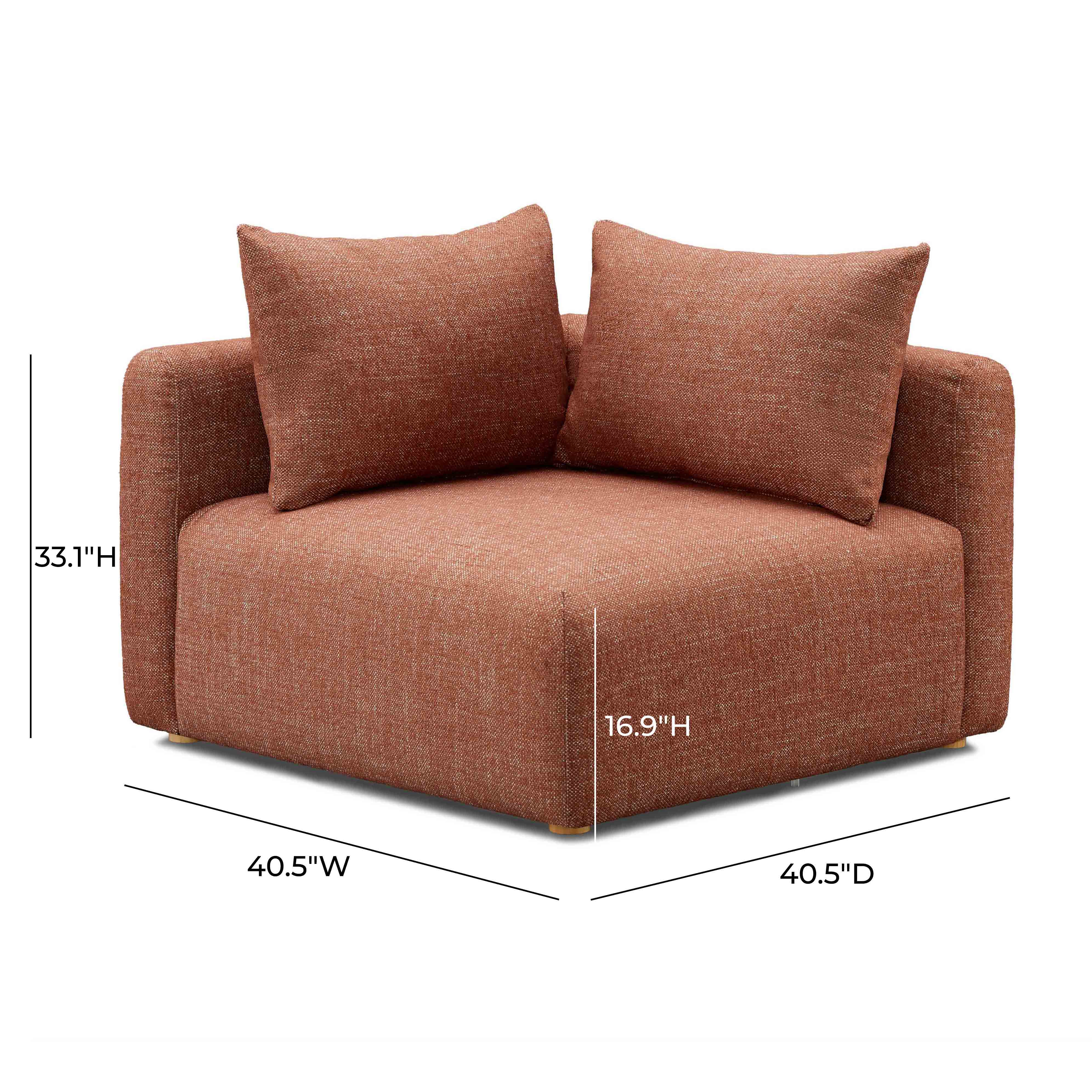 Hangover Heavy Textured Fabric Modular Corner Chair - Image 13