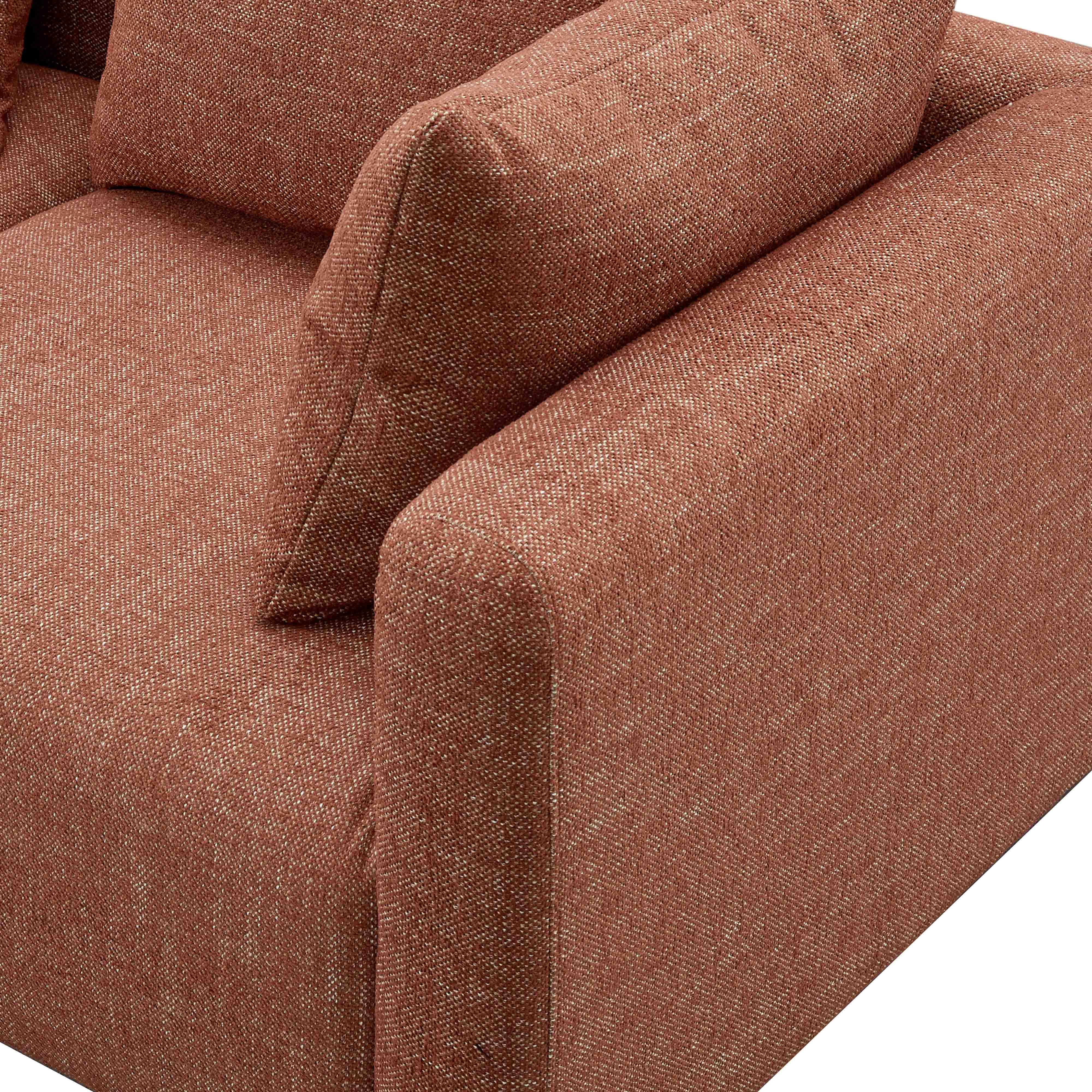 Hangover Heavy Textured Fabric Modular Loveseat - Image 10