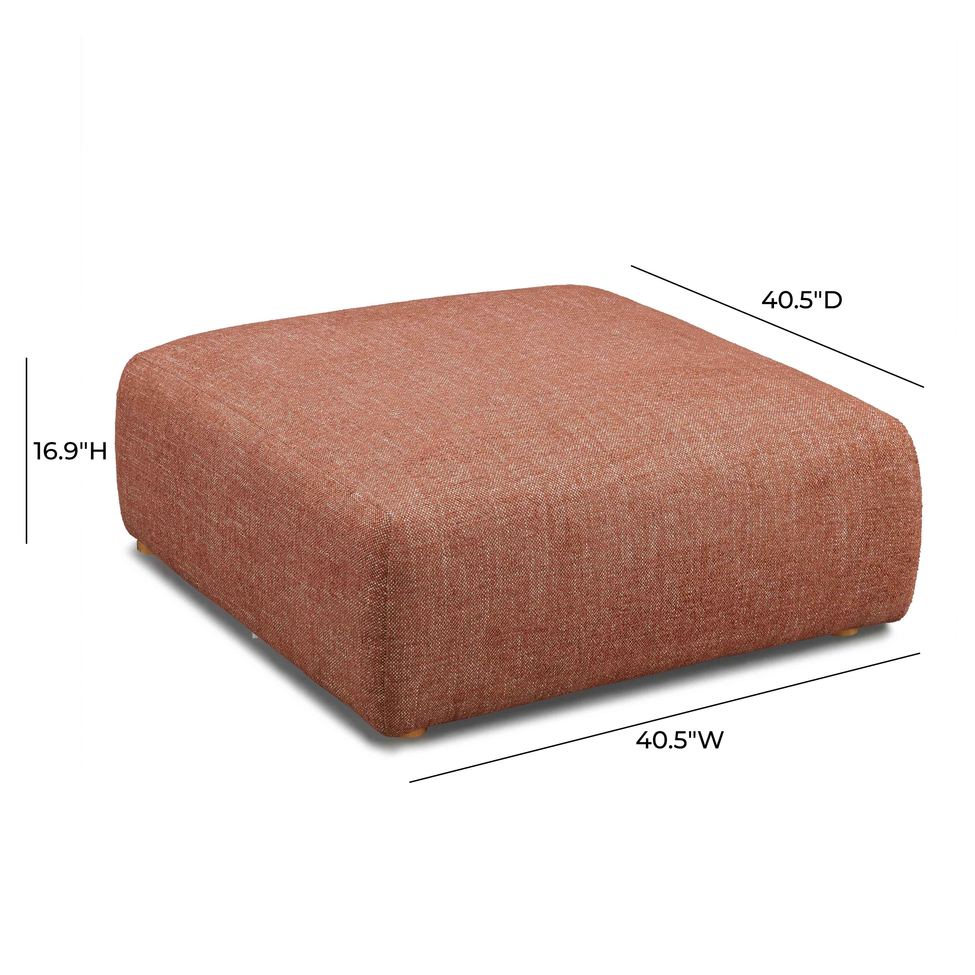 Hangover Heavy Textured Fabric Ottoman - Image 10