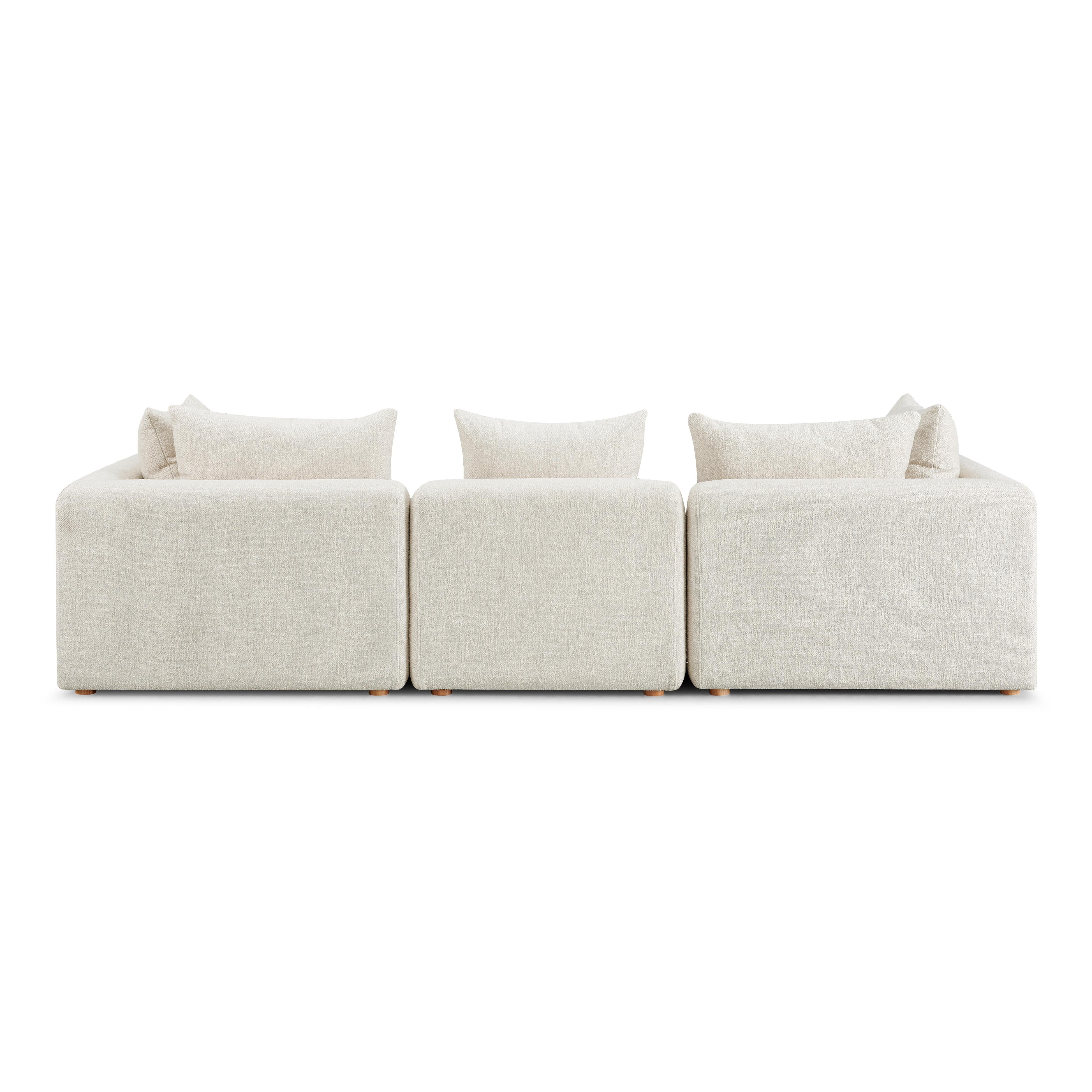 Hangover Heavy Textured Fabric Sofa - Image 3