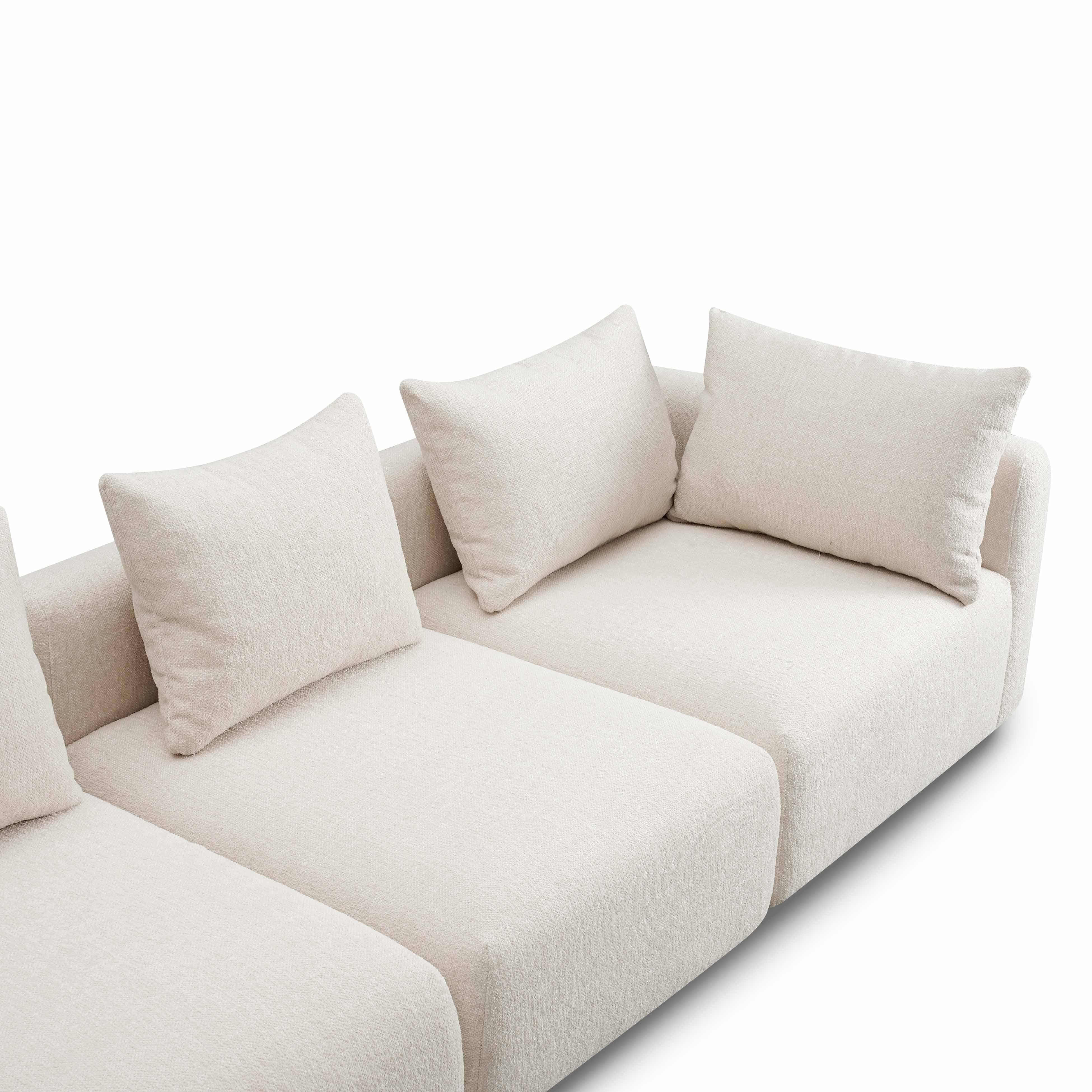 Hangover Heavy Textured Fabric Sofa - Image 4