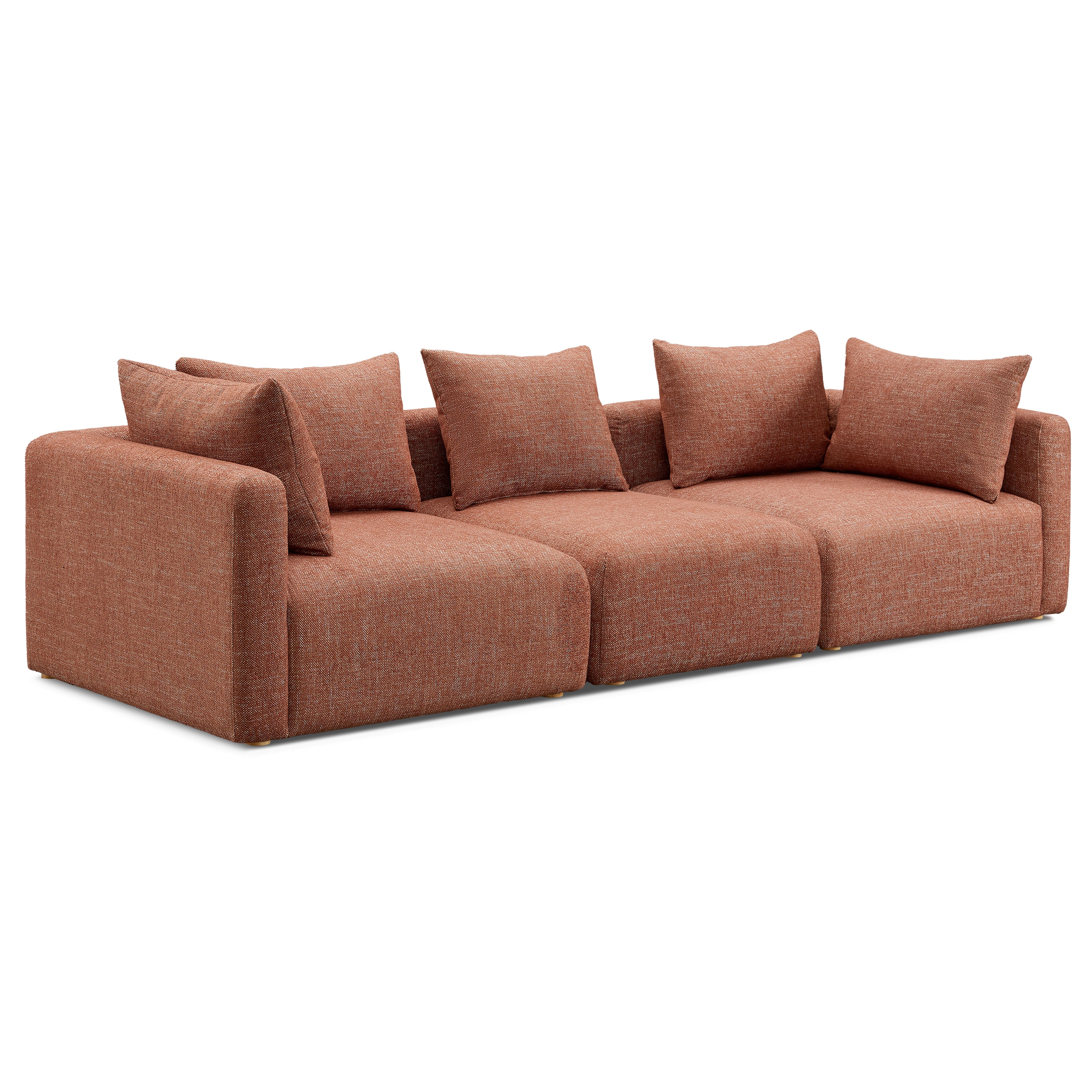 Hangover Heavy Textured Fabric Sofa - Image 5