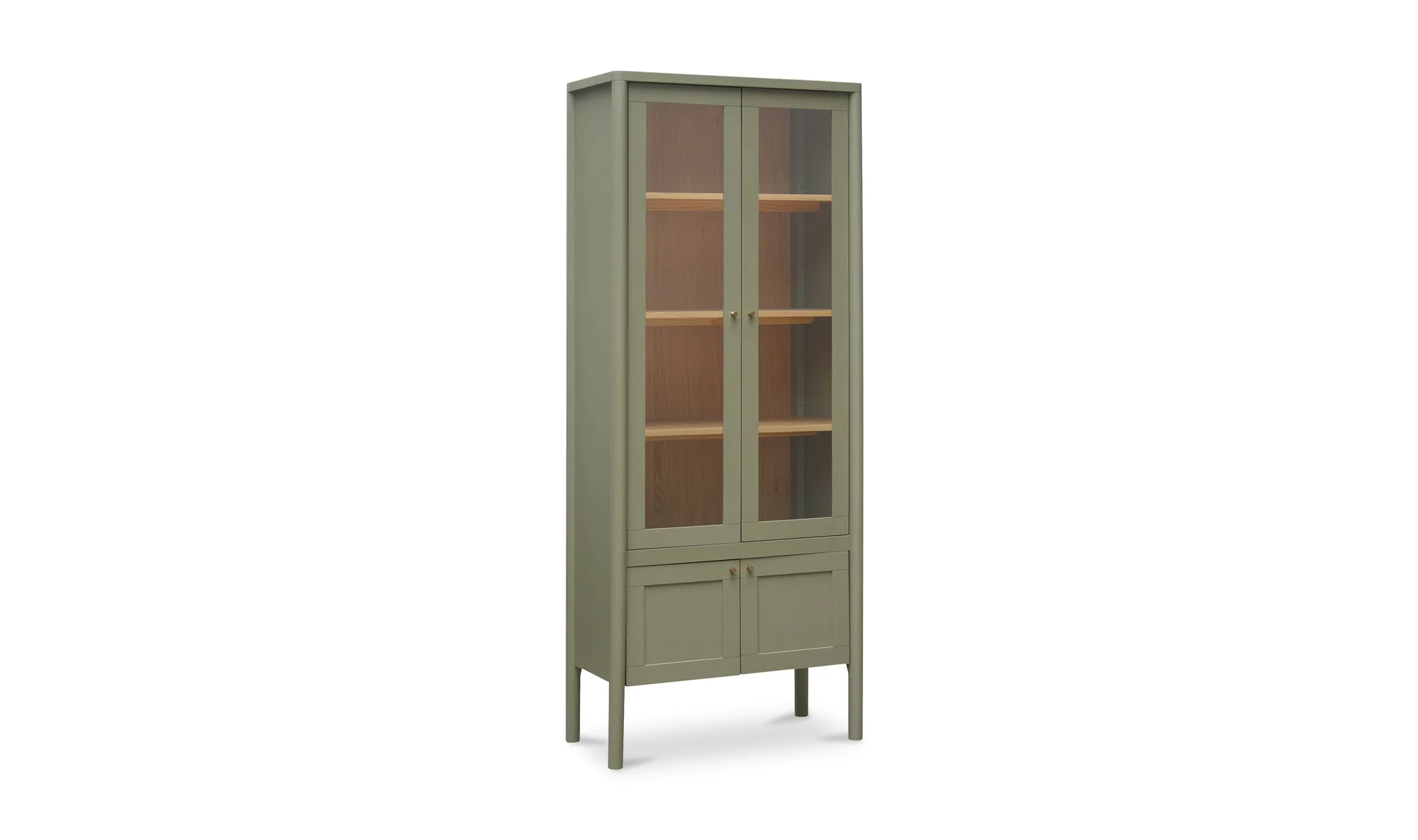 Hannah Tall Cabinet Green - Image 2