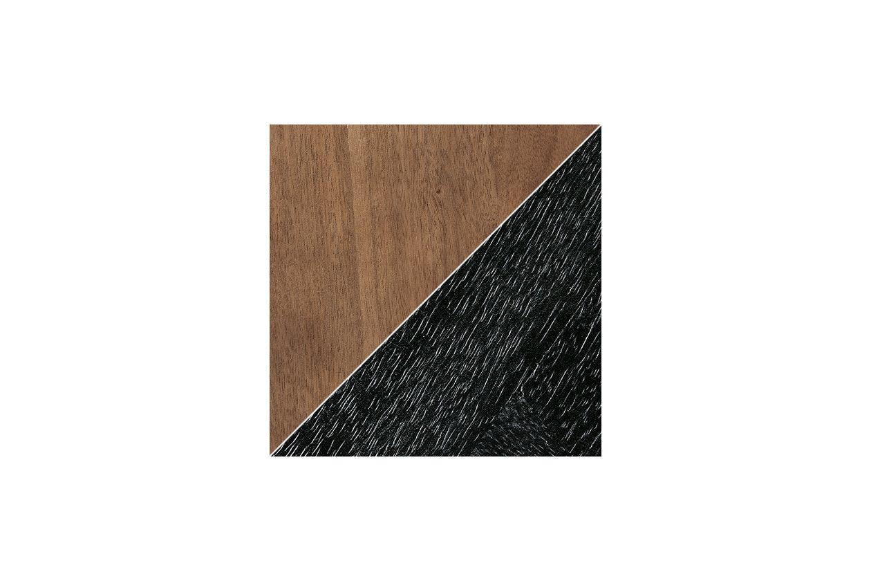 Hanneforth Brown/Black Coffee Table and 2 End Tables - Image 14