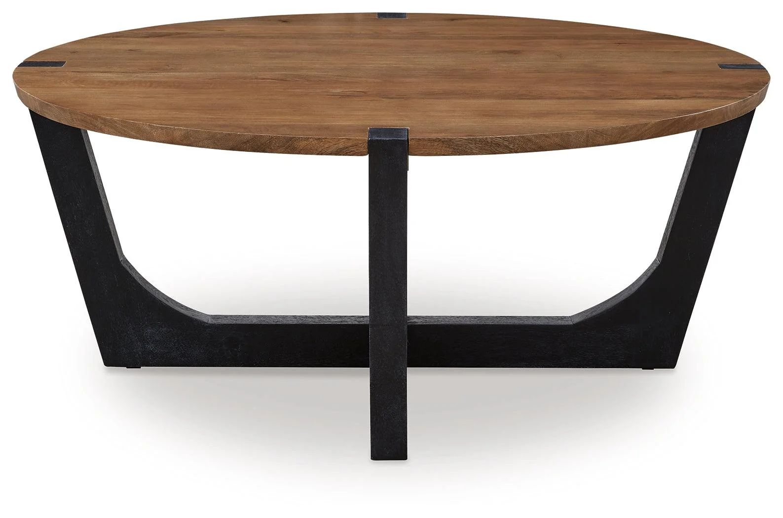 Hanneforth Brown/Black Coffee Table - Image 2