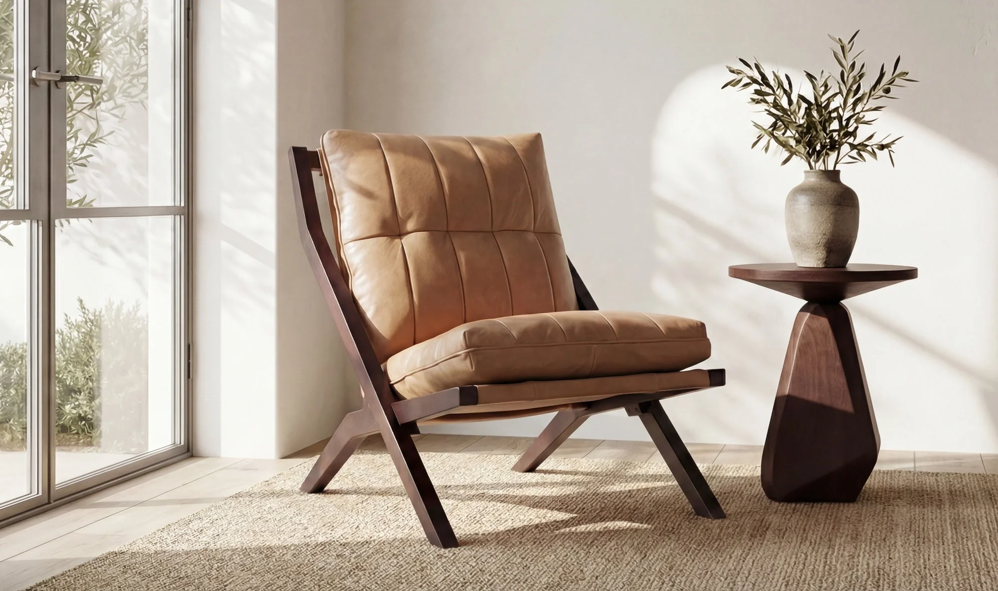 Harley Side Table Dark Brown - Image 4