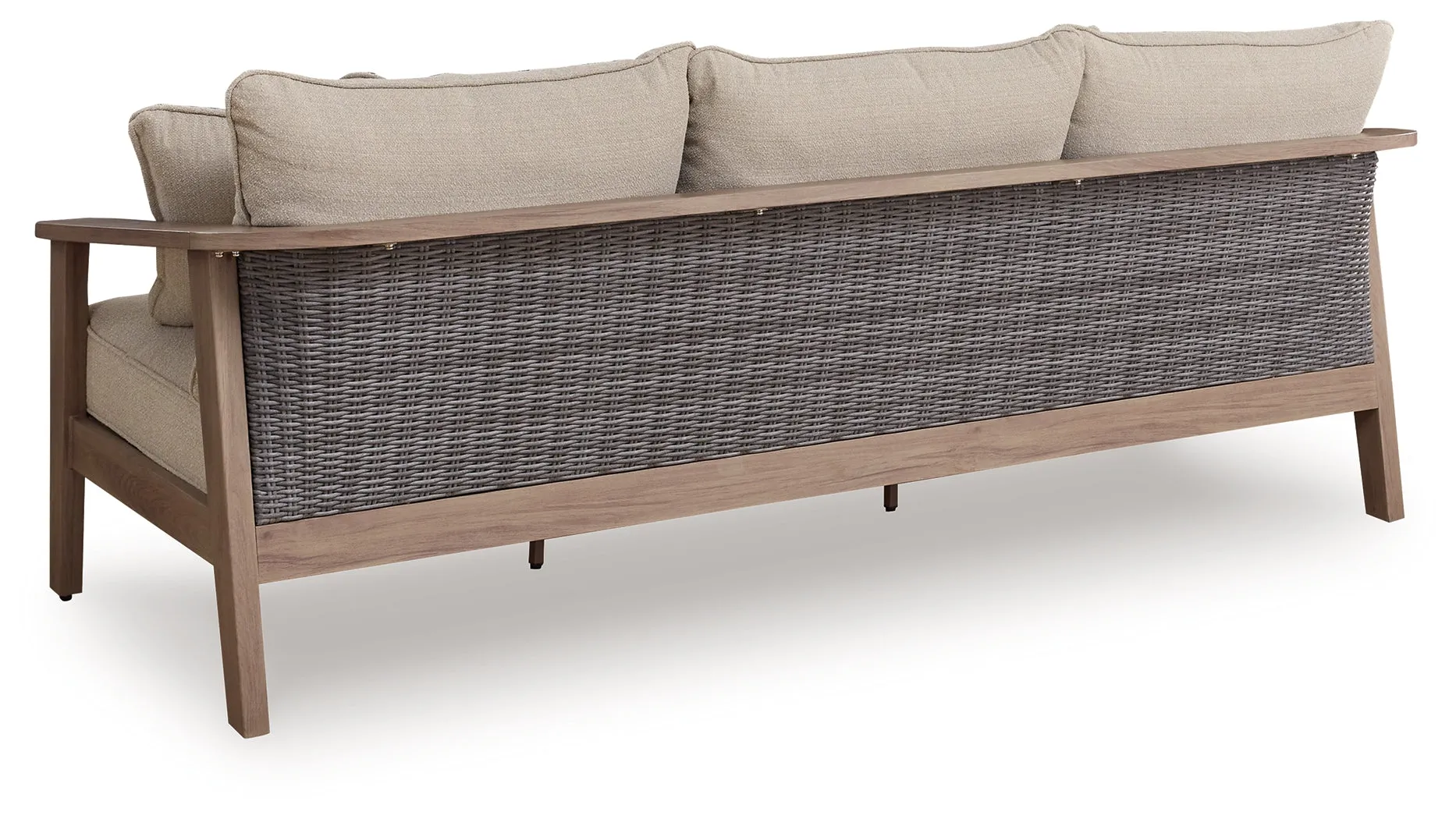 Harmony Headlands Natural/Gray Outdoor Sofa and Loveseat - Image 6