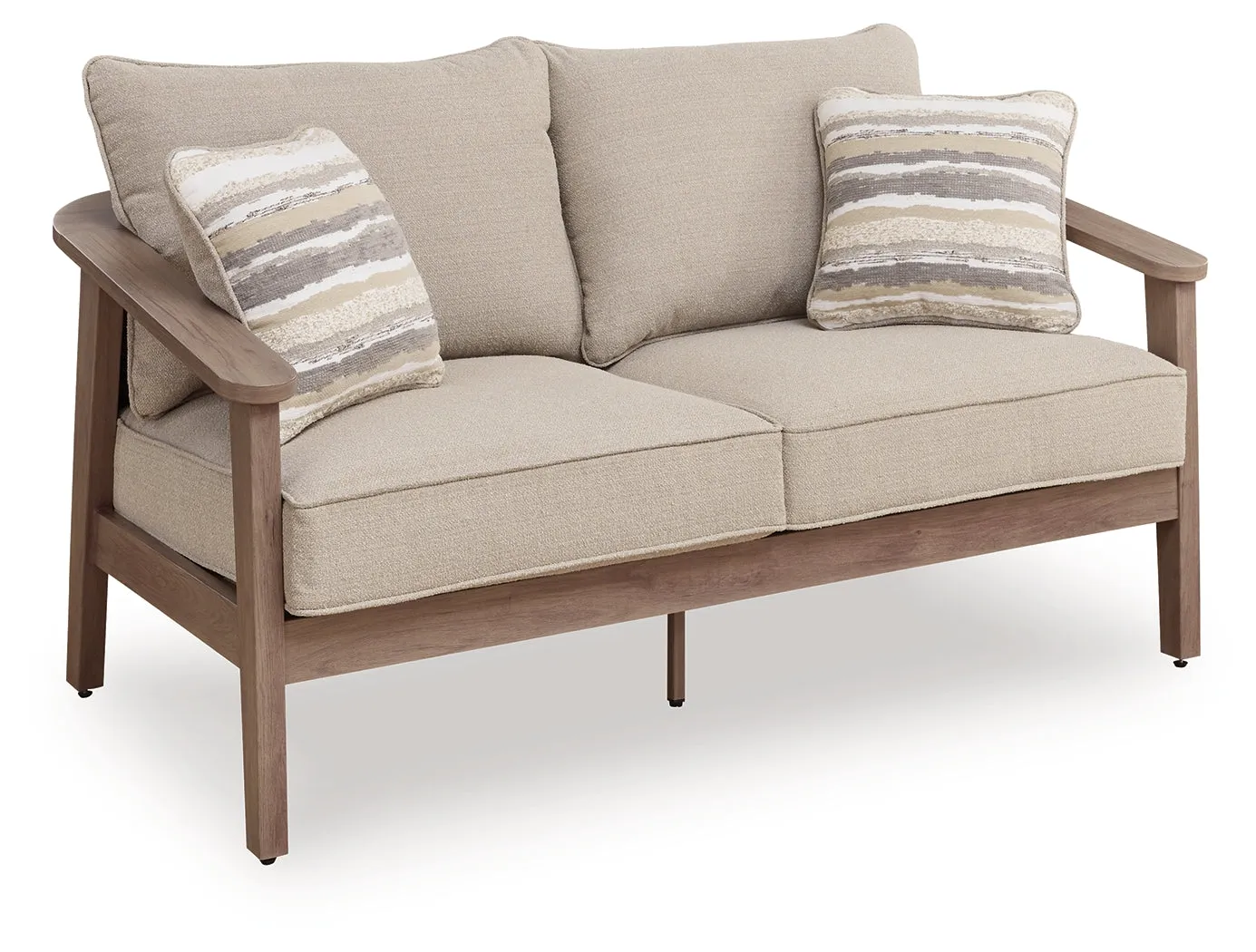 Harmony Headlands Natural/Gray Loveseat w/Cushion - Image 2