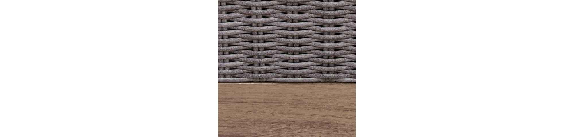 Harmony Headlands Natural/Gray Outdoor Swivel Lounge with Cushion - Image 9
