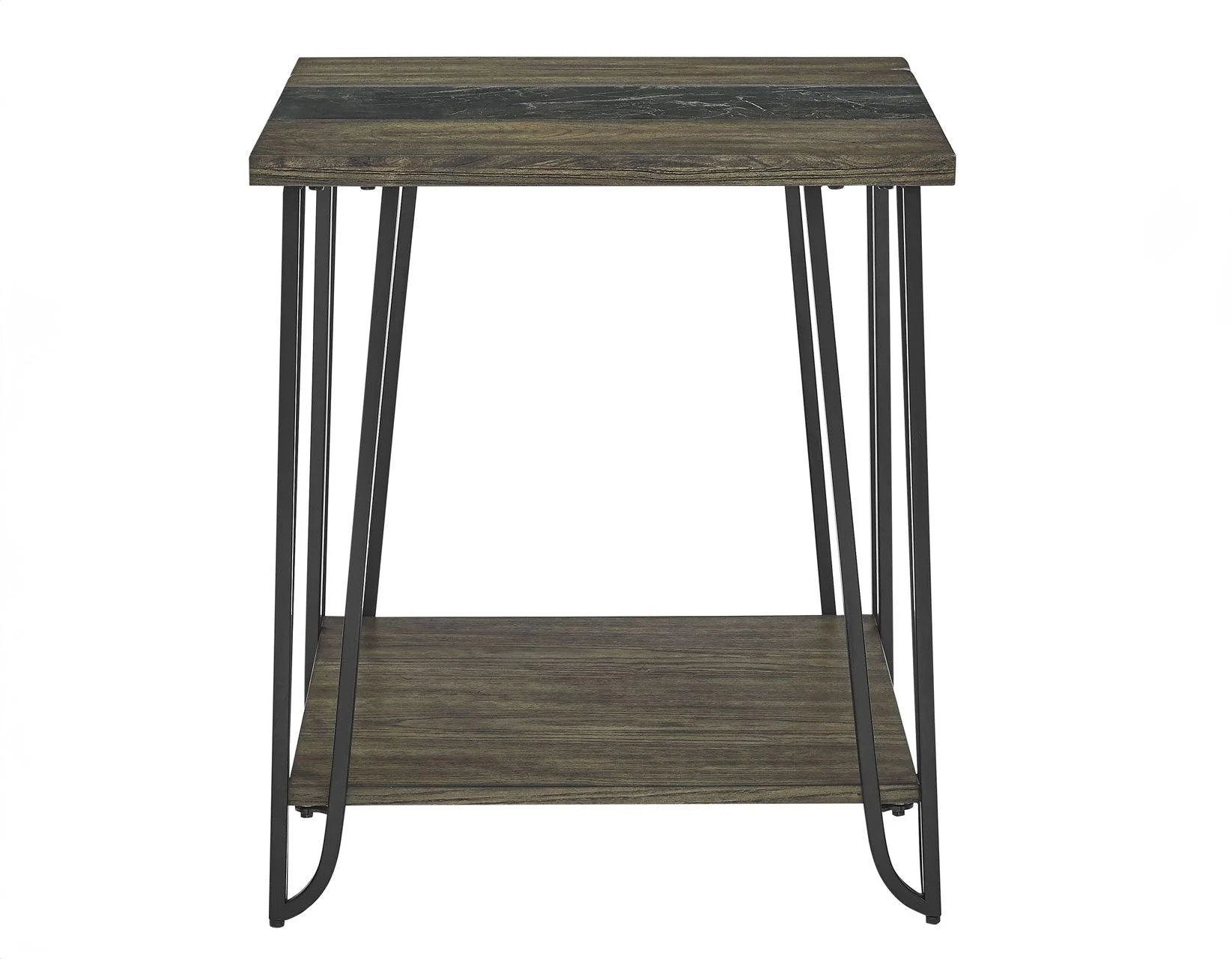 Harper End Table with SIntered Stone Inlay - Image 4