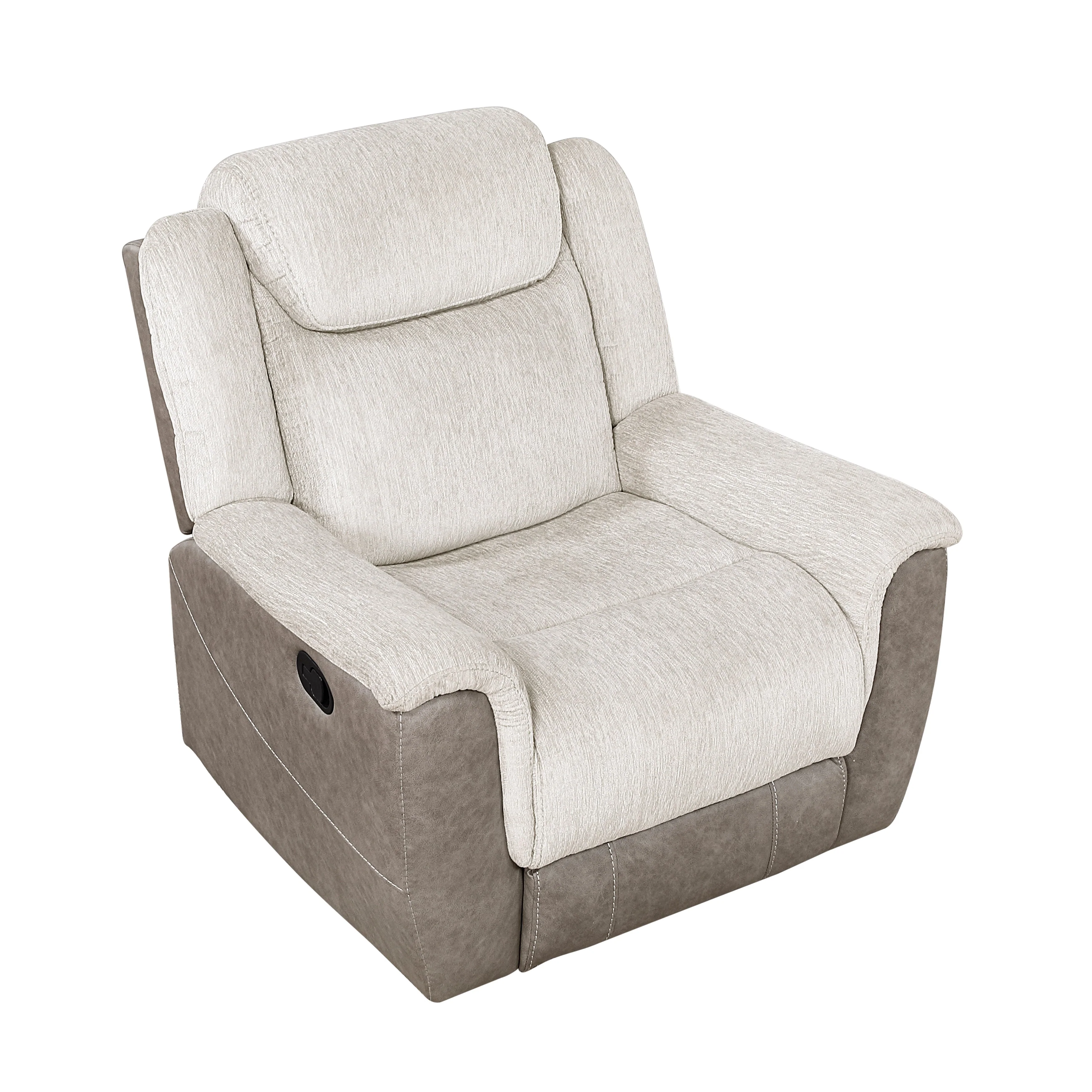Harriette Beige/Brown Double Reclining Living Room Set - Image 14