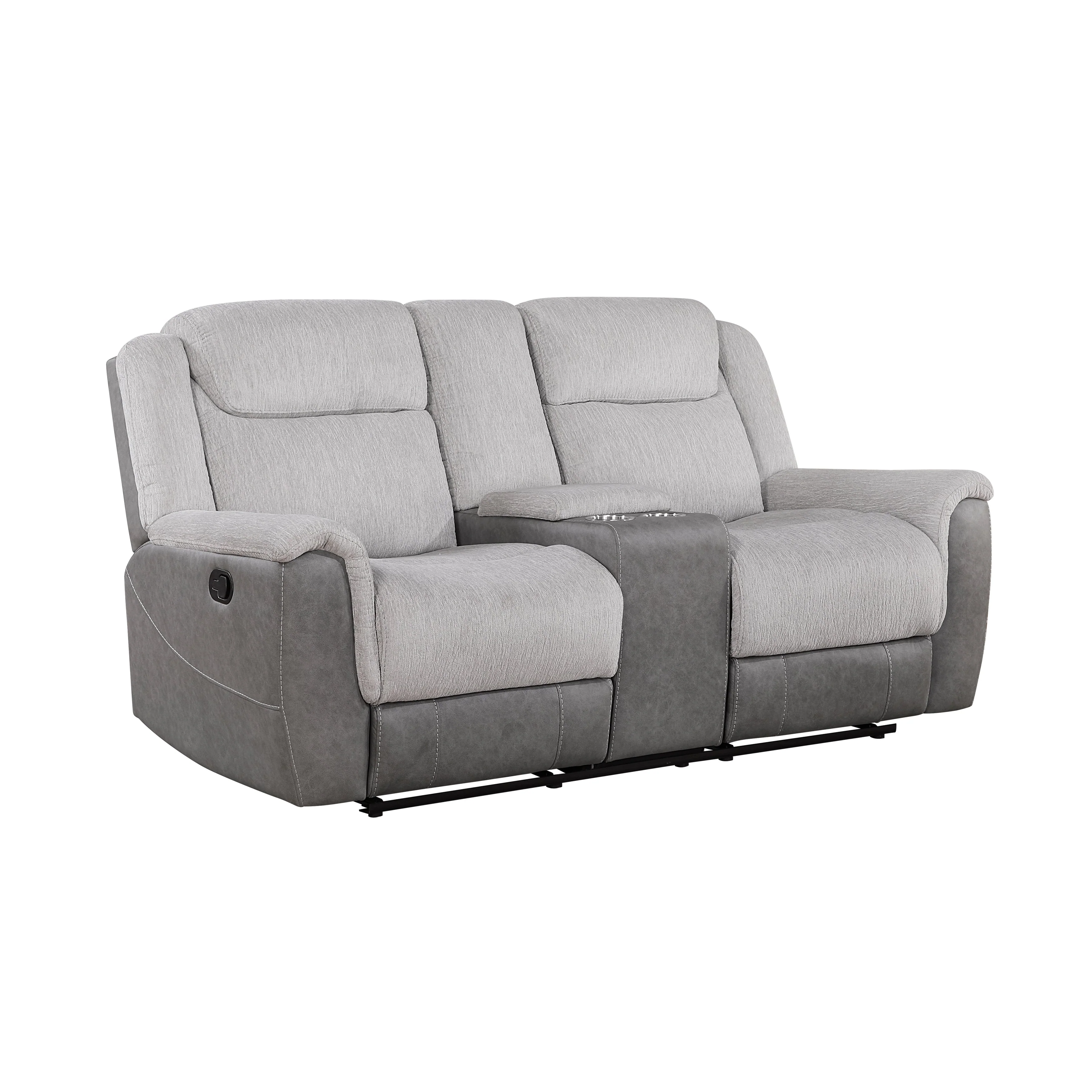 Harriette Gray Double Reclining Living Room Set - Image 8