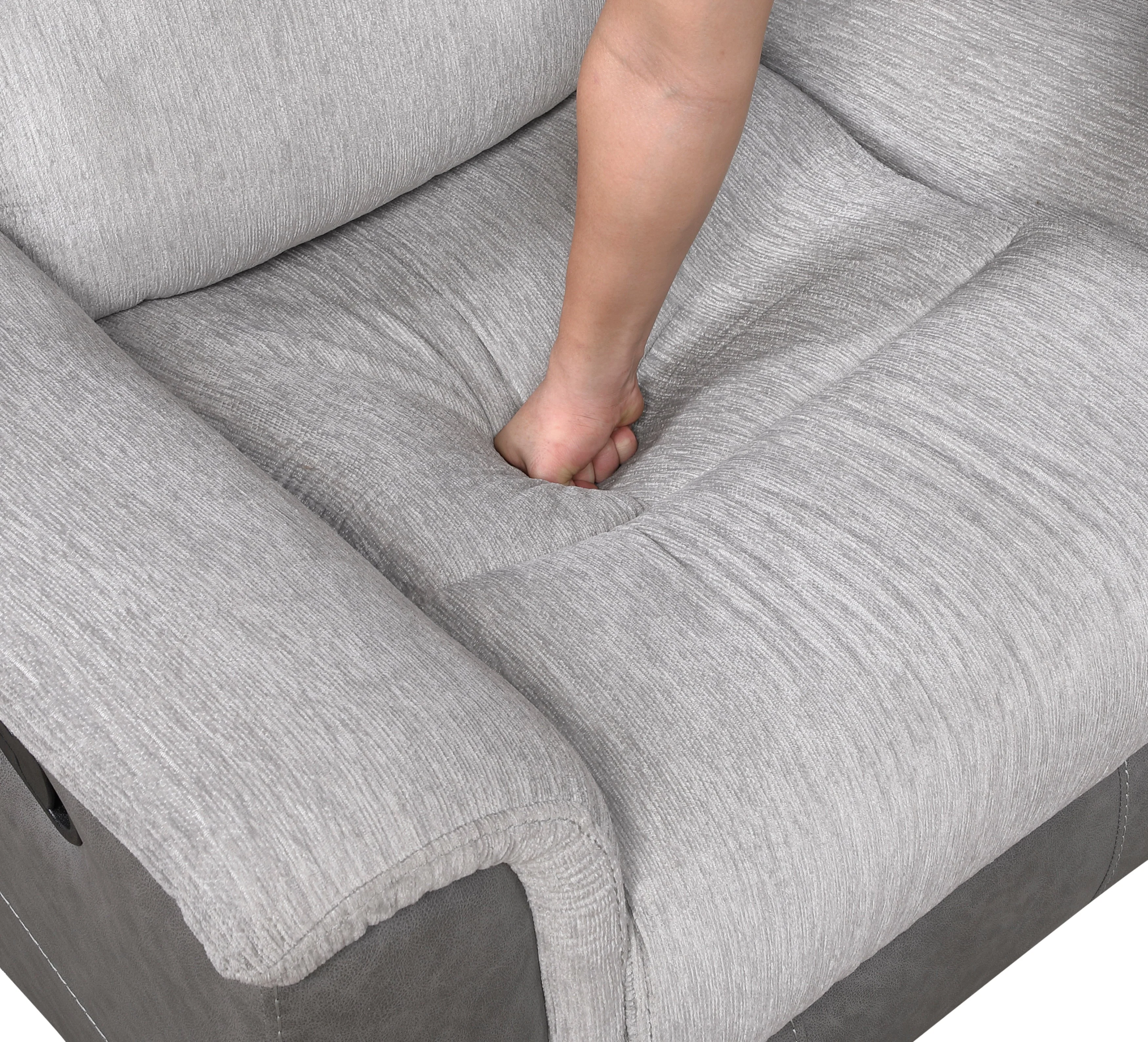 Harriette Gray Double Reclining Sofa - Image 7