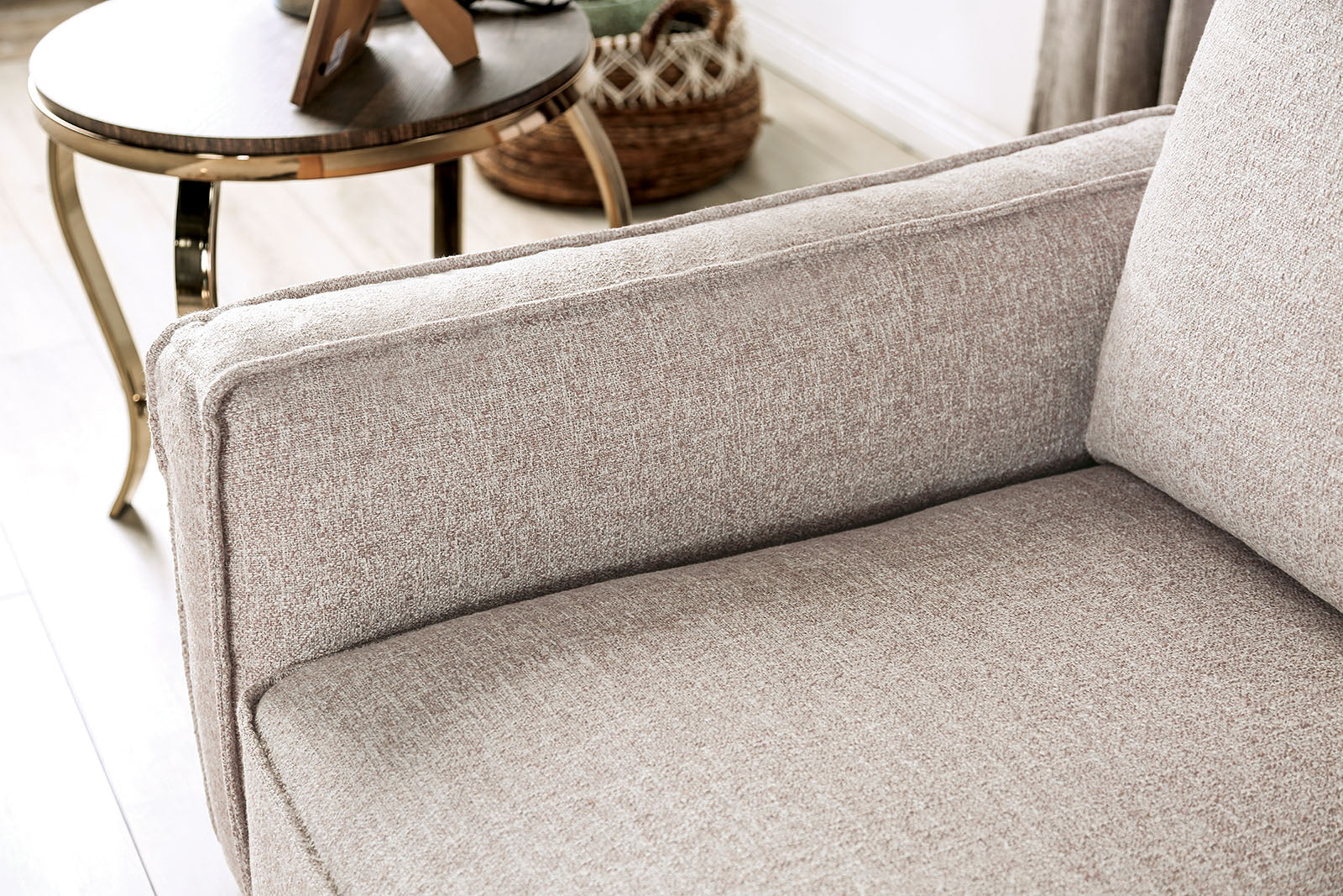 Harstad Light Brown/Natural Sofa & Loveseat - Image 4