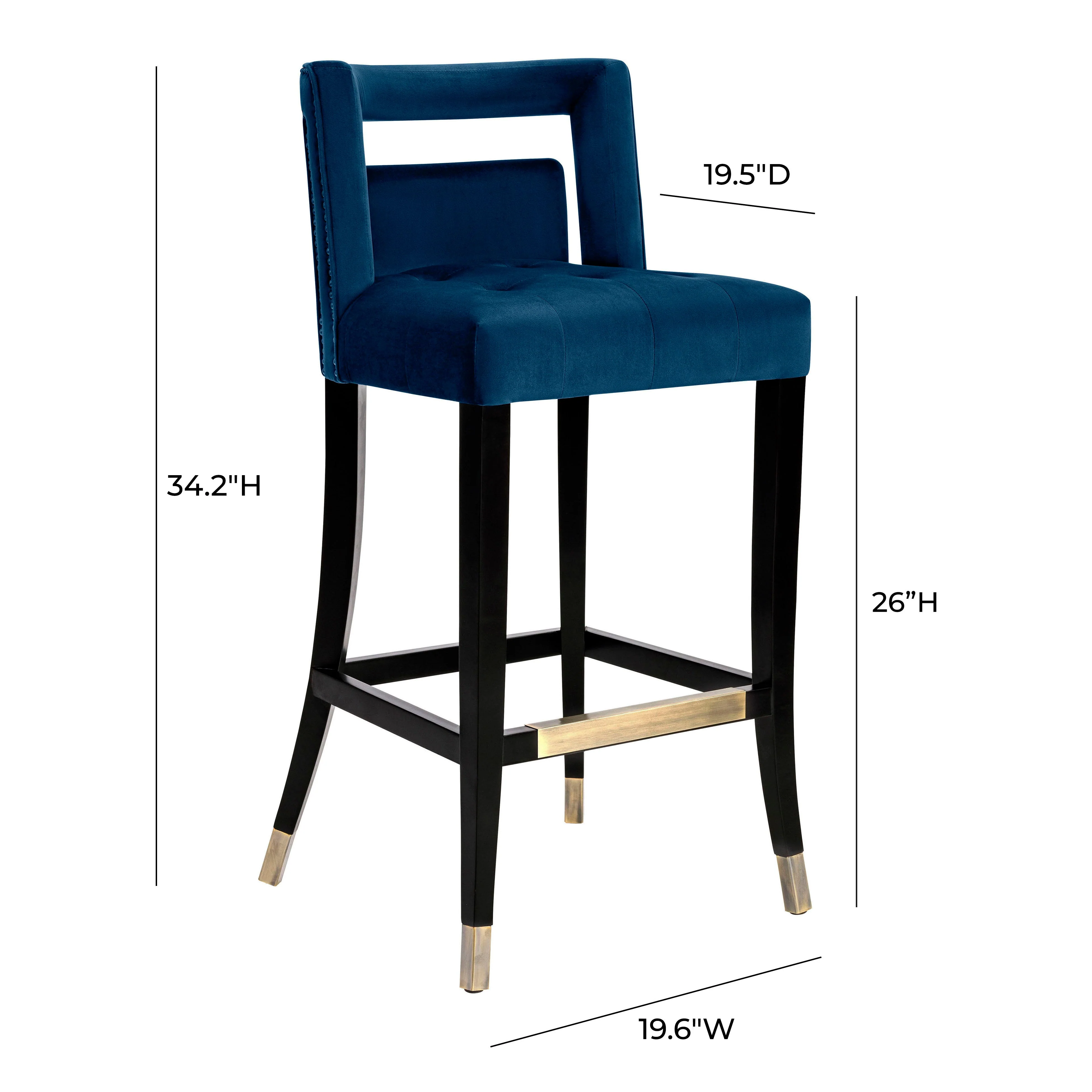 Hart Velvet Stool - Image 30