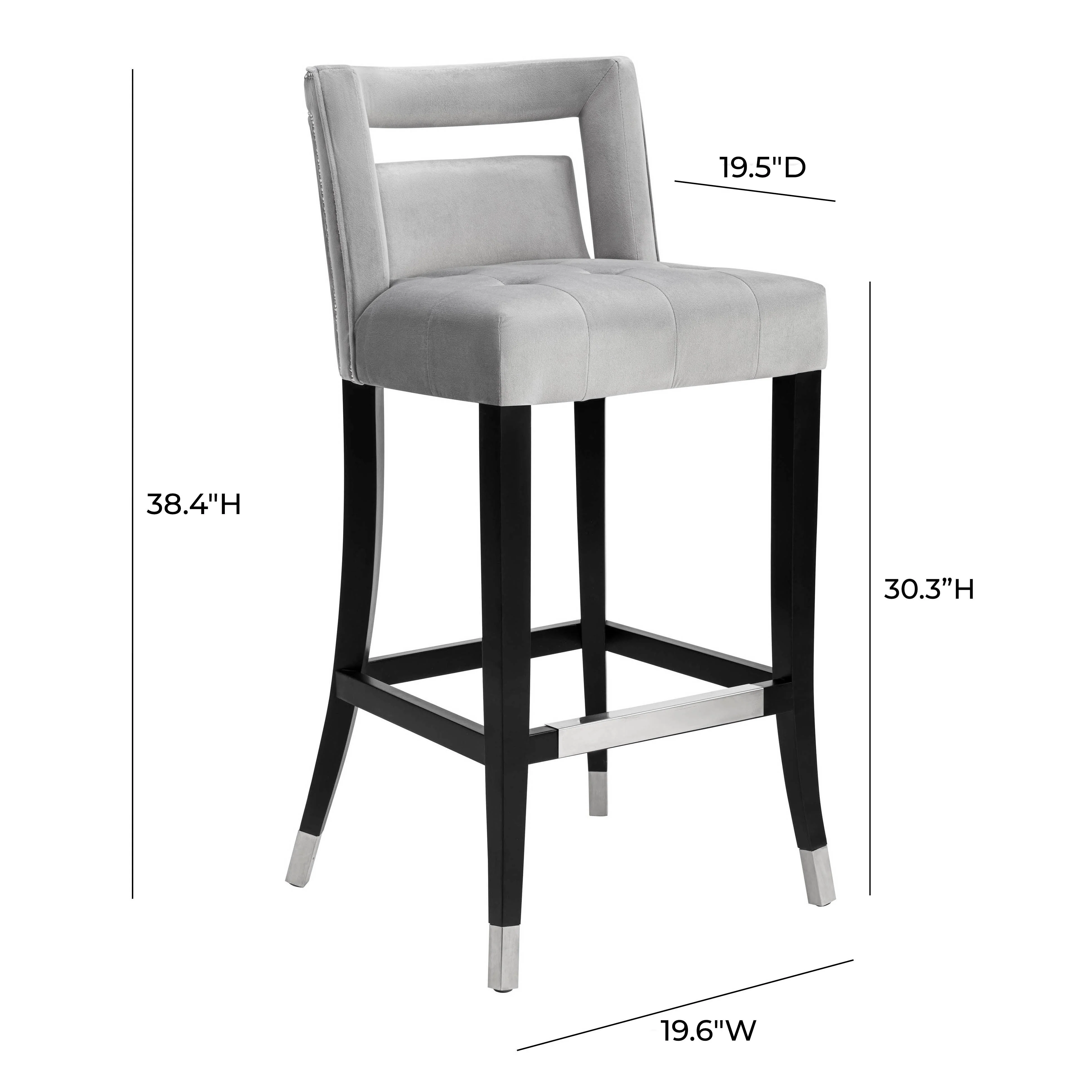 Hart Velvet Stool - Image 6