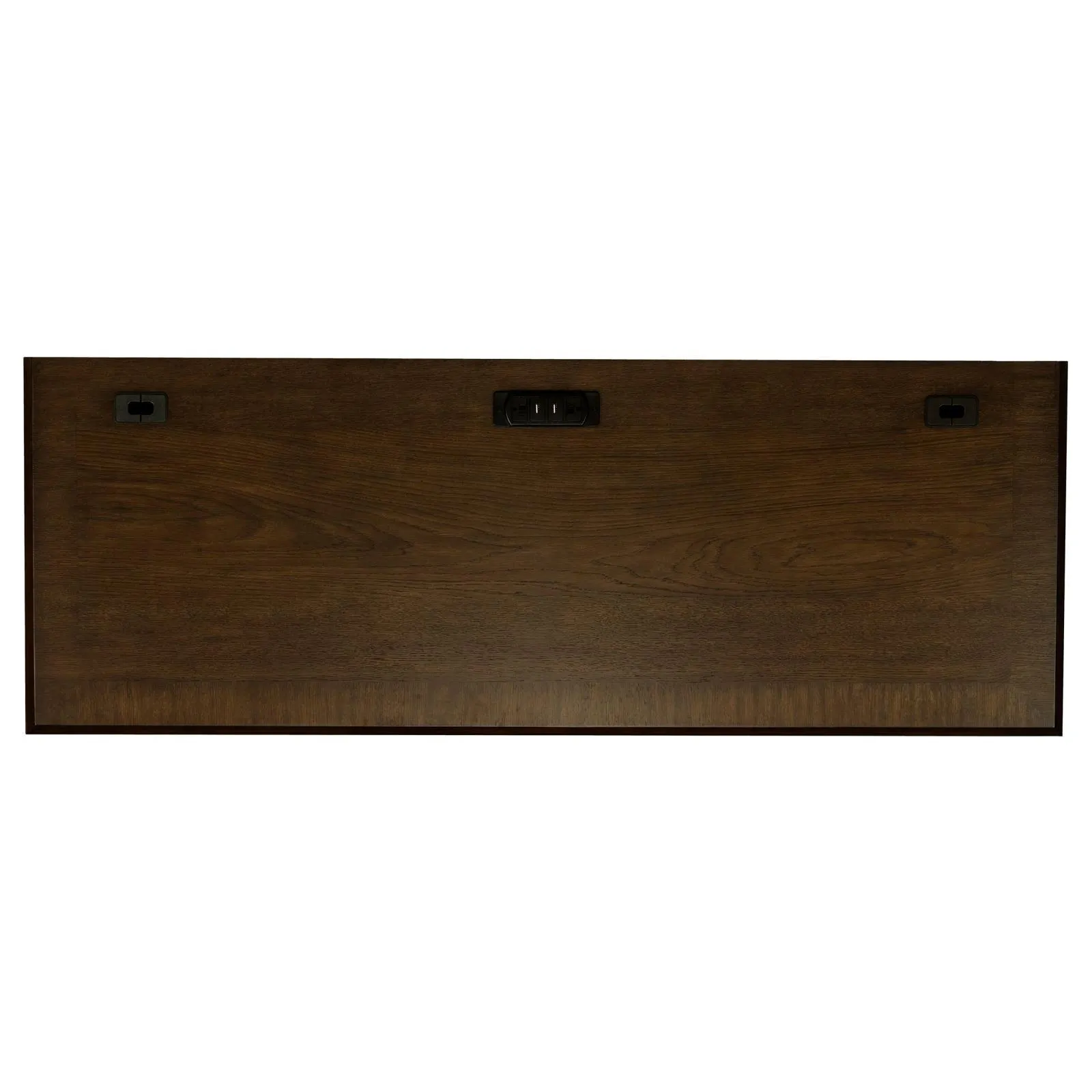 Hartshill Burnished Oak Credenza with Power Outlet - Image 8