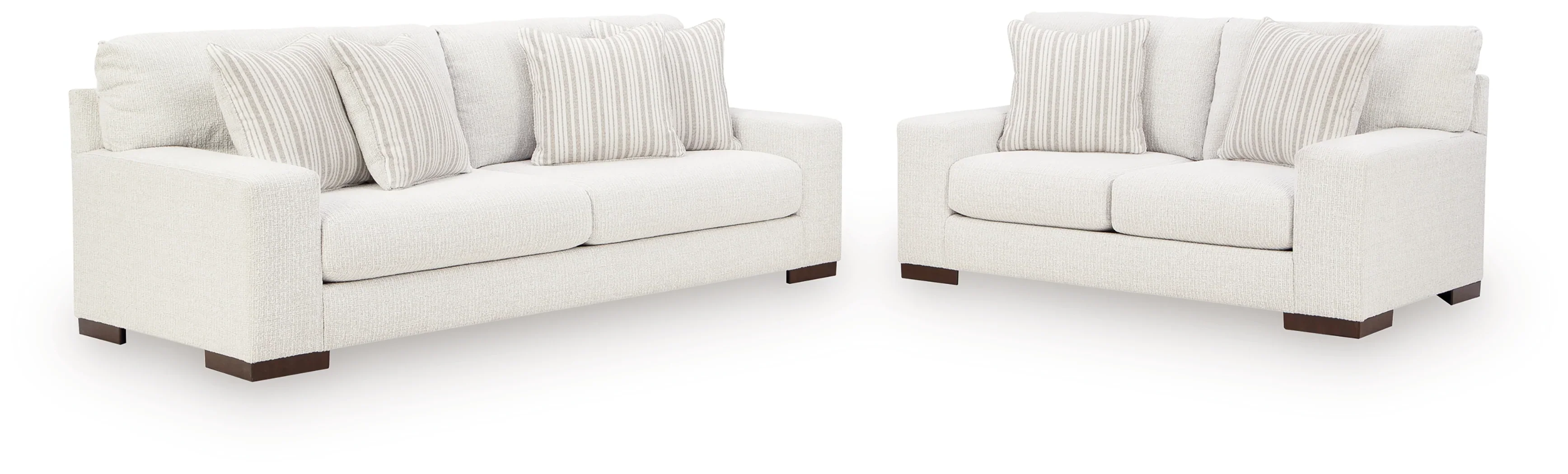 Hartside Frosted Sofa and Loveseat