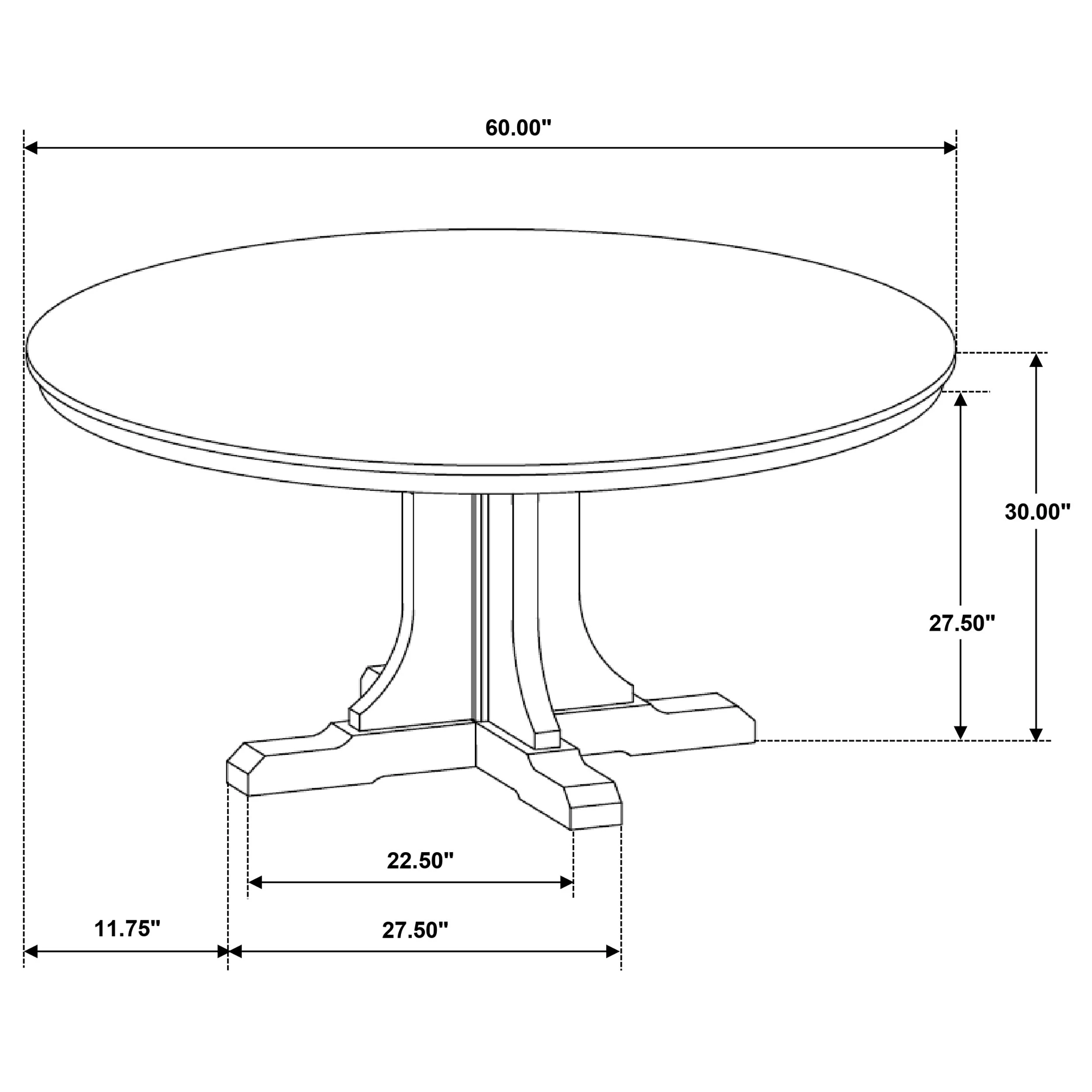 Hartville Natural Light Brown 5-piece Round Dining Table Set - Image 13