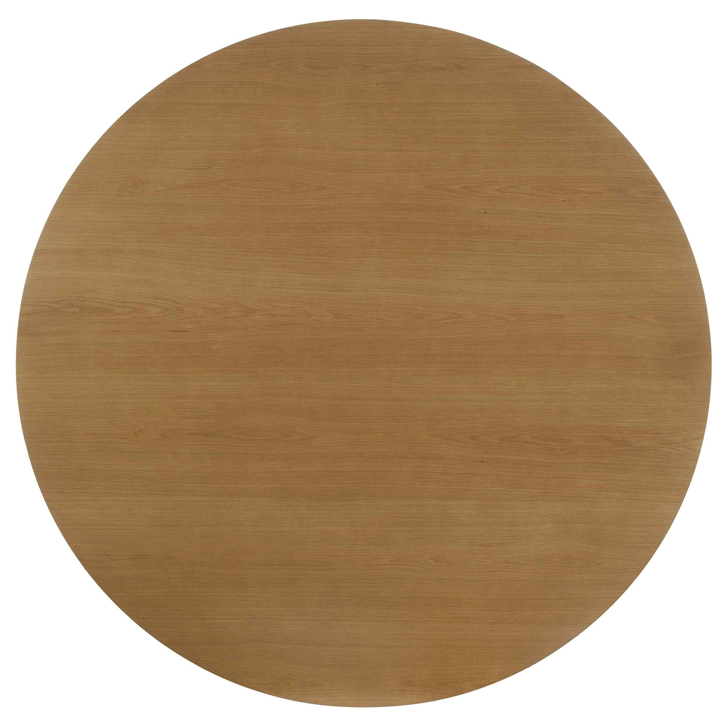 Hartville Natural Light Brown 5-piece Round Dining Table Set - Image 5