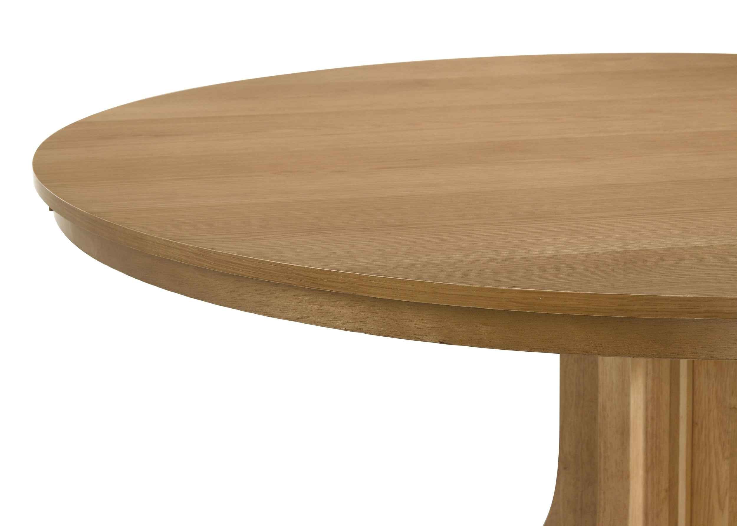 Hartville Natural Light Brown 5-piece Round Dining Table Set - Image 6