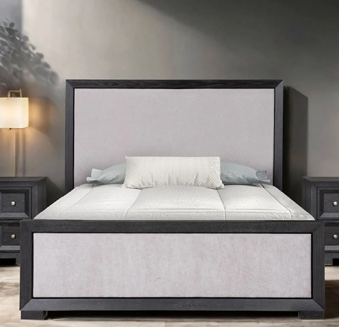 Hatton Cross Classic Weathered Black 4-Piece Queen Bedroom Set (N2) - Image 2