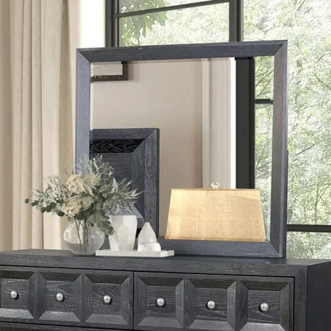 Hatton Cross Weathered Black 4-Piece Queen Bedroom Set (N2) - Image 4