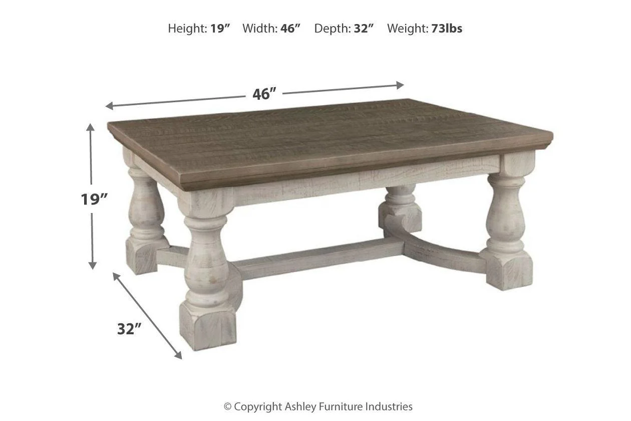 Havalance Gray/White Coffee Table - Image 4