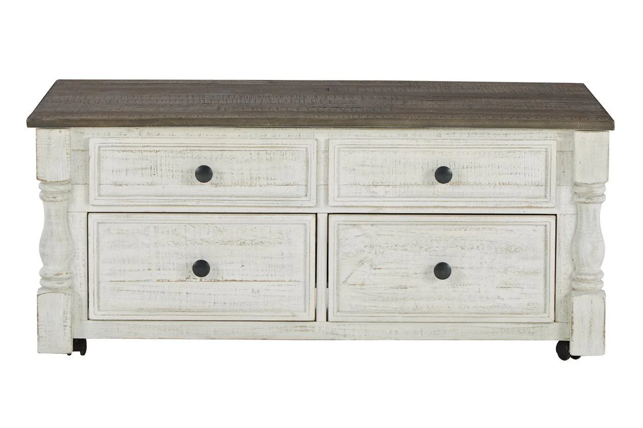 Havalance White/Gray Lift-Top Coffee Table - Image 3