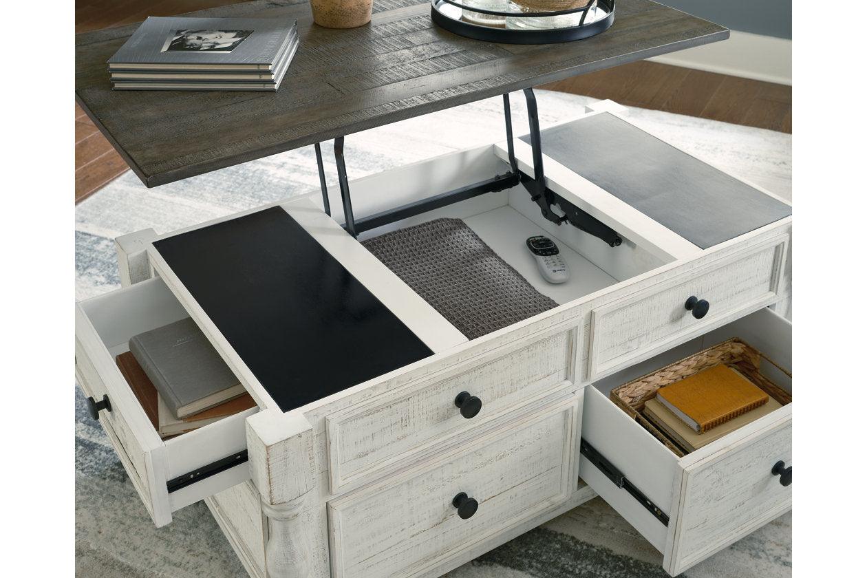 Havalance White/Gray Lift-Top Coffee Table - Image 7