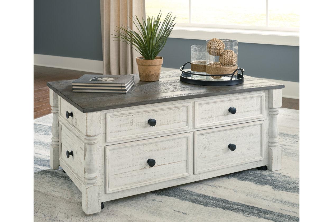 Havalance White/Gray Lift-Top Coffee Table - Image 9