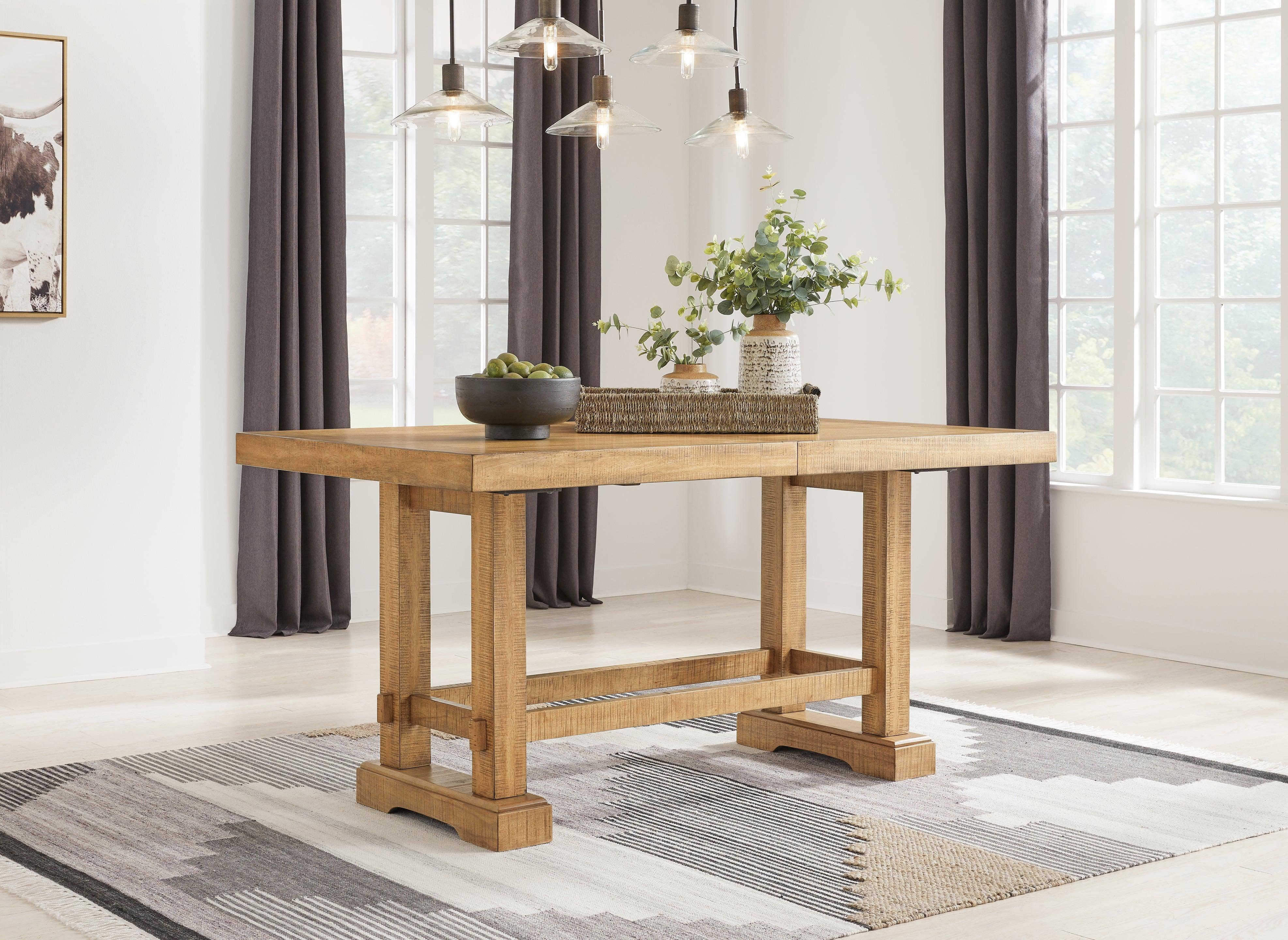 Havonplane Brown Counter Height Dining Extension Table - Image 8