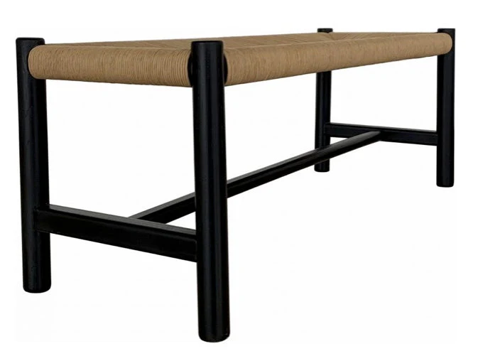 Hawthorn Small Bench Black - Image 3