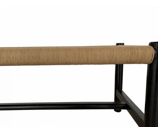 Hawthorn Small Bench Black - Image 4