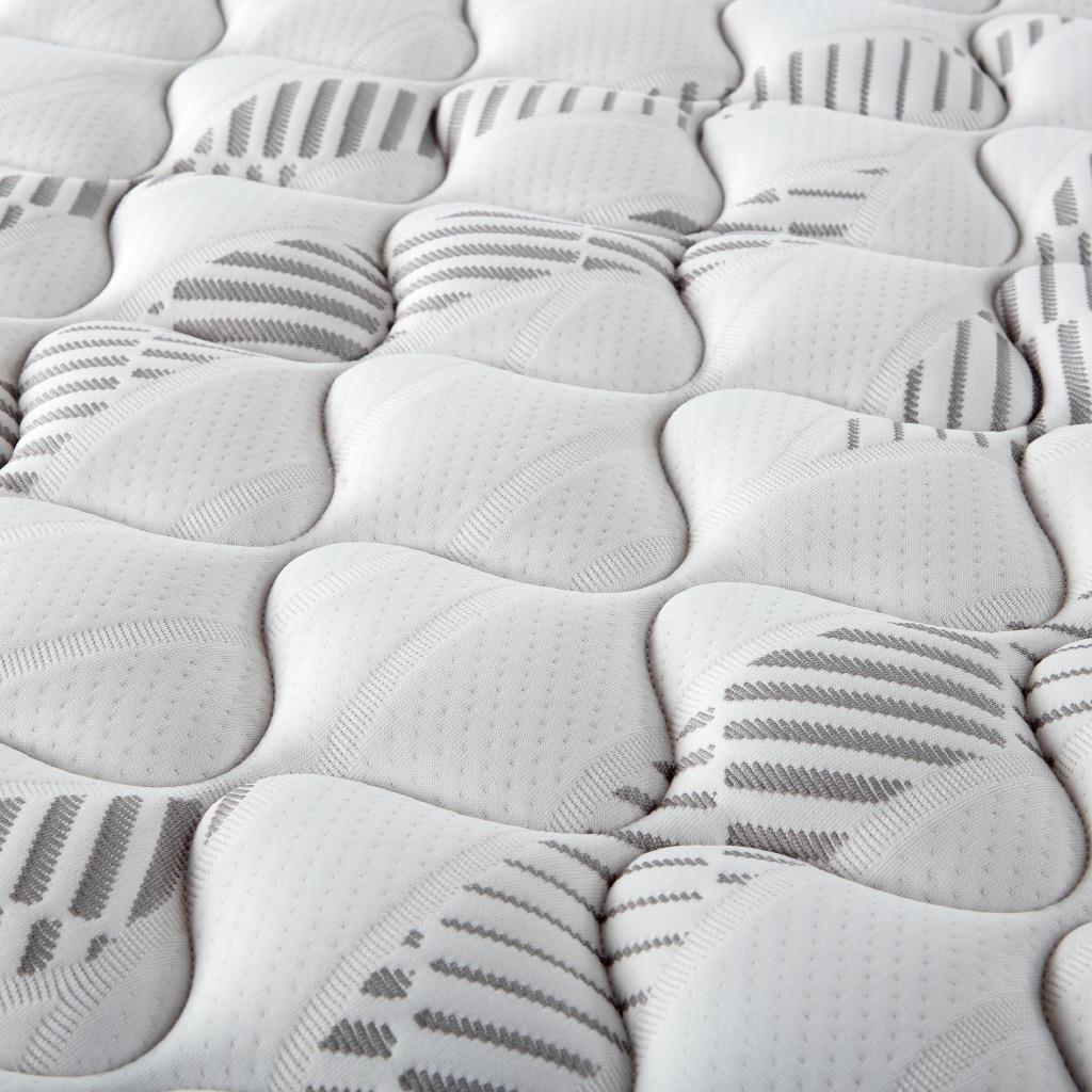 Hayes Queen Firm Tight Top Hybrid Mattress White - Image 3