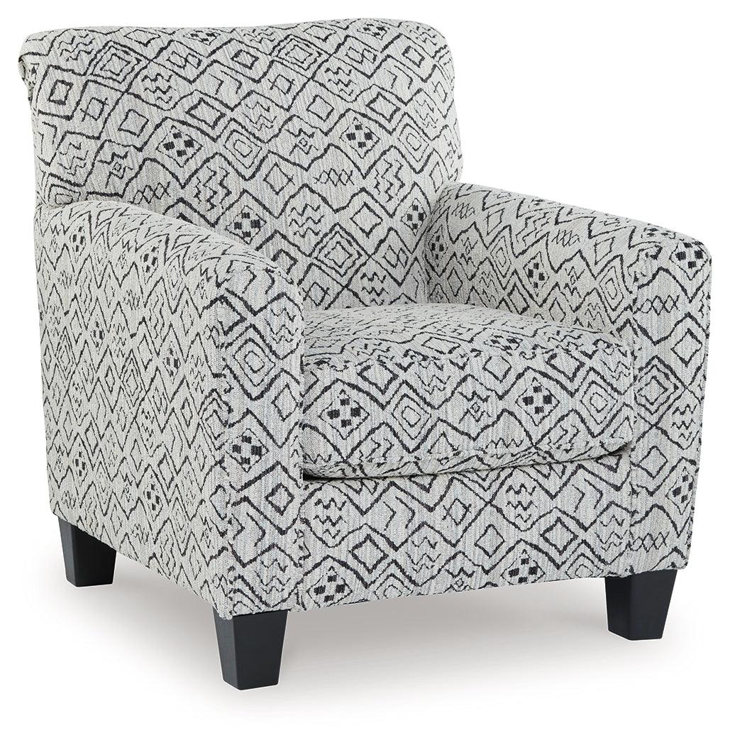 Hayesdale Black/Cream Accent Chair - Image 2