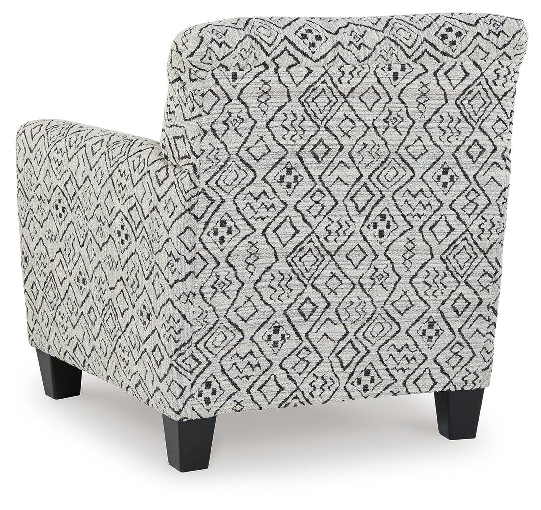 Hayesdale Black/Cream Accent Chair - Image 5
